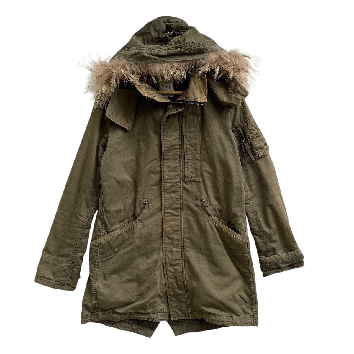 If Six Was Nine × Japanese Brand × Le Grande Bleu (L.G.B.) Japanese Brand Rupert Fur Coat Parka Fishtail Size M / US 6-8 / IT 42-44 - 1 Thumbnail