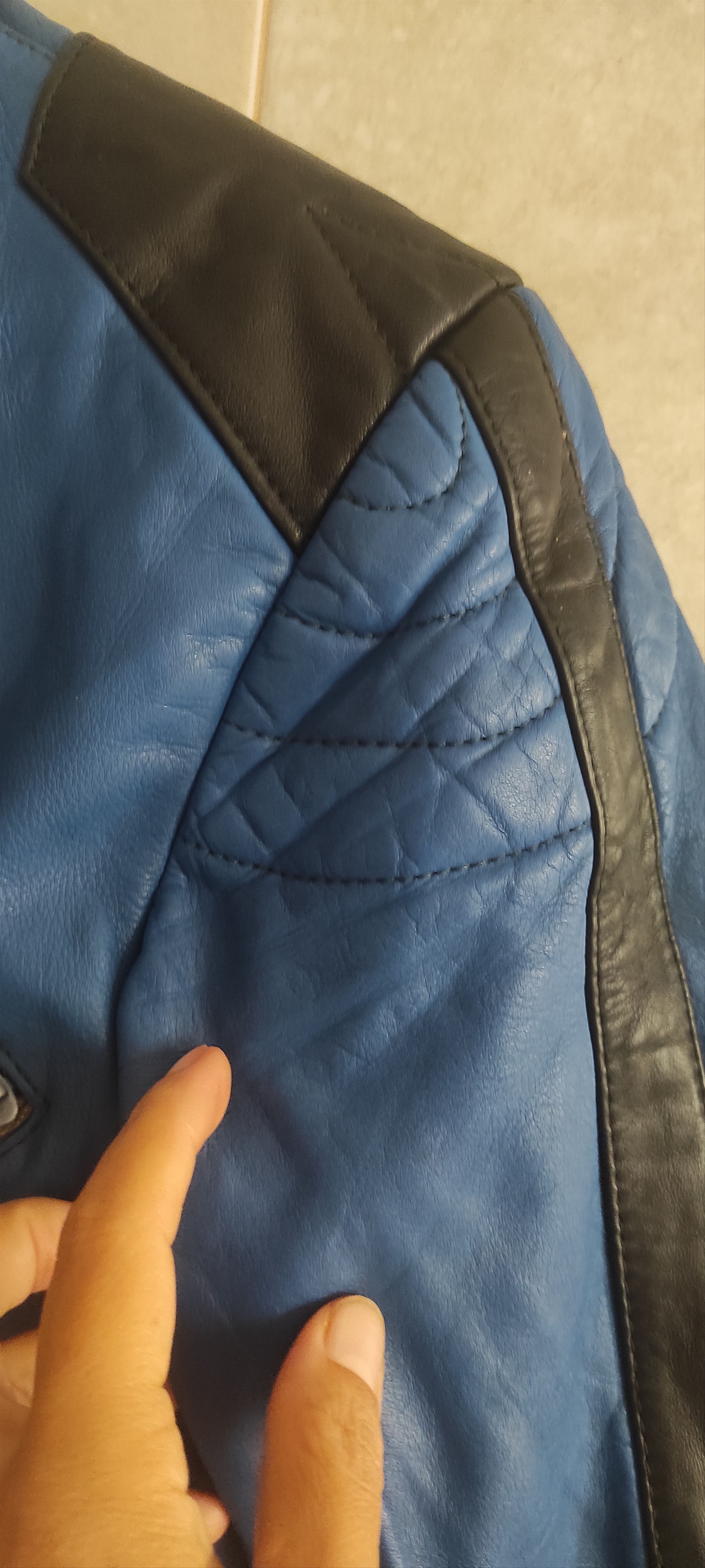 Genuine Leather Wilhelm Krawehl Hamburg Motorcycle Racing Leather Jacket Size US S / EU 44-46 / 1 - 7 Thumbnail