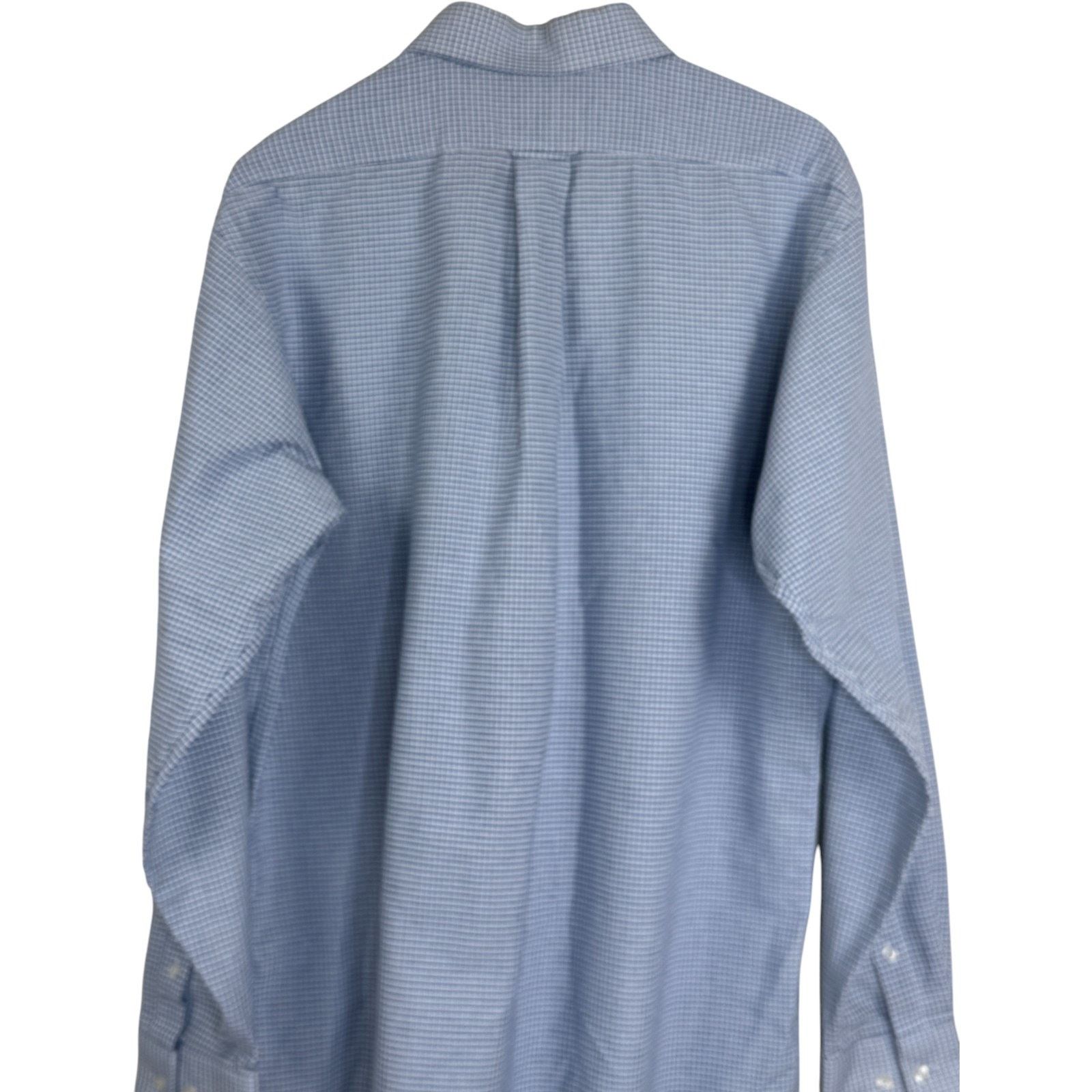 Other Claybrooke Wrinkle Free Button Up Shirt 16 34/35 Blue Check Size US L / EU 52-54 / 3 - 16 Thumbnail