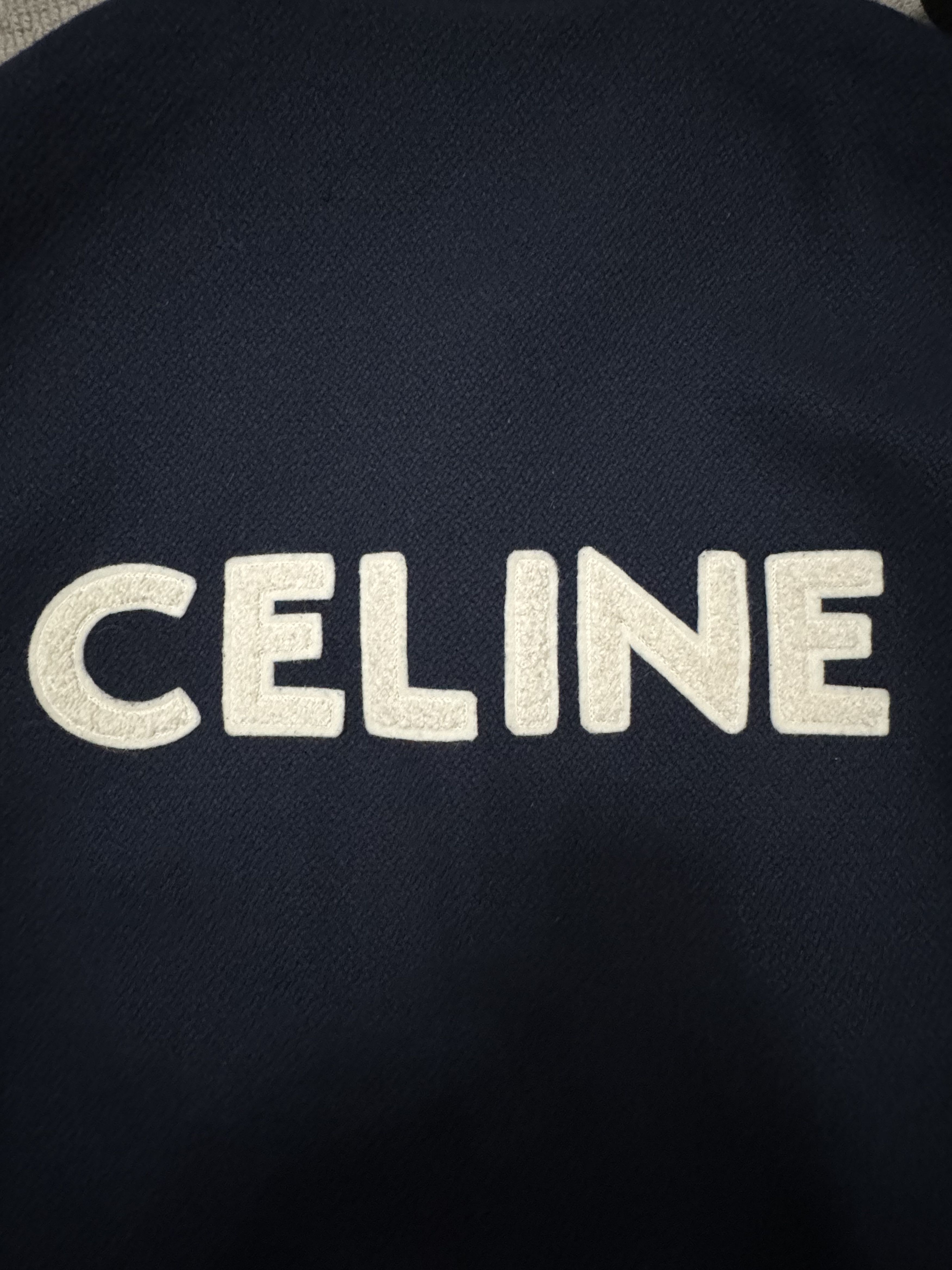 Celine × Hedi Slimane Celine Teddy Varsity Jacket Size US S / EU 44-46 / 1 - 9 Thumbnail