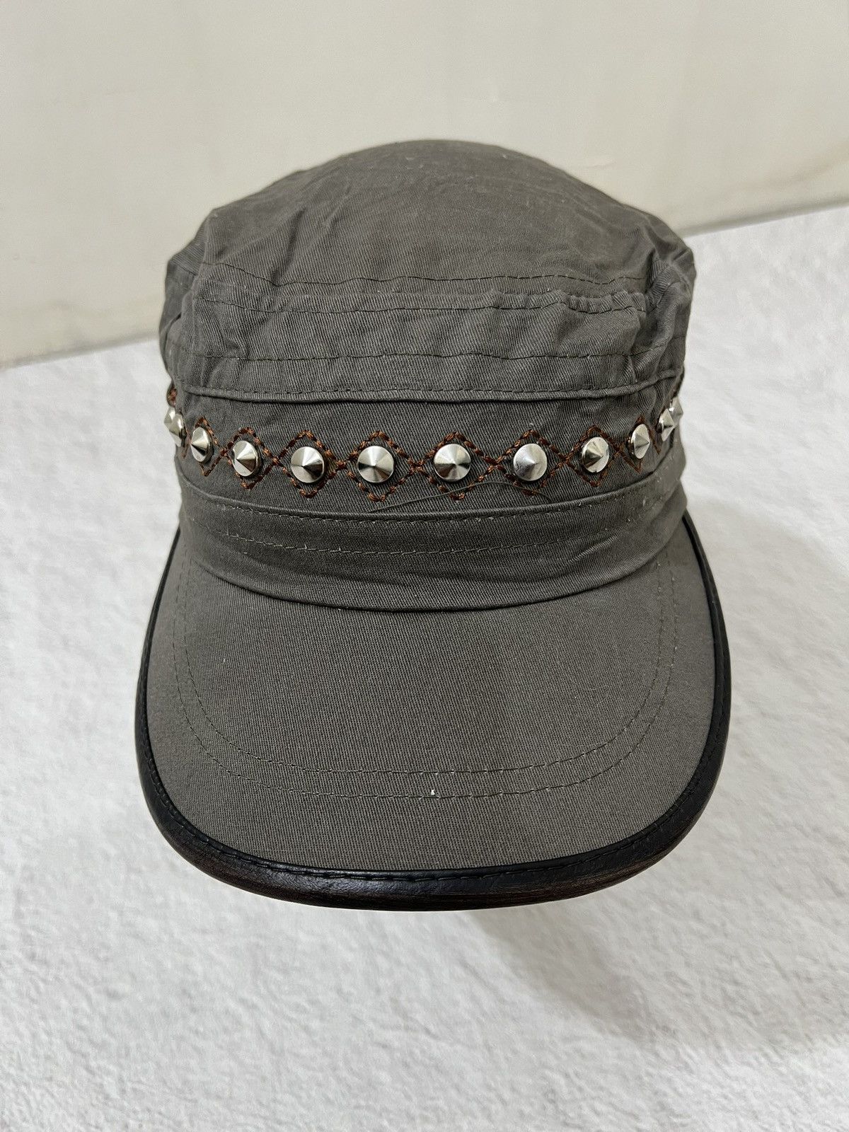 Kapital 2000s Japanese Cadet Hat Hybrid Punk Studded Cap y2k Lgb Size ONE SIZE - 3 Thumbnail
