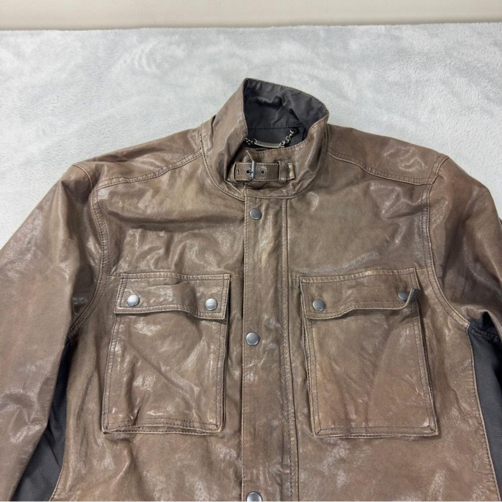 John Varvatos John Varvatos USA Men's Size XL 100% Lambskin Leather Jacke Size US XL / EU 56 / 4 - 7 Thumbnail
