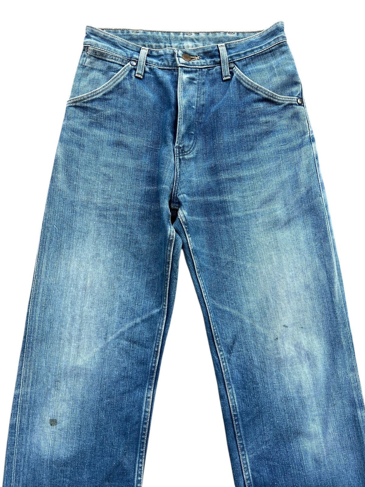 Wrangler Vintage 90s Wrangler Selvedge Patina Denim Jeans 29x32 Size US 29 - 4 Thumbnail