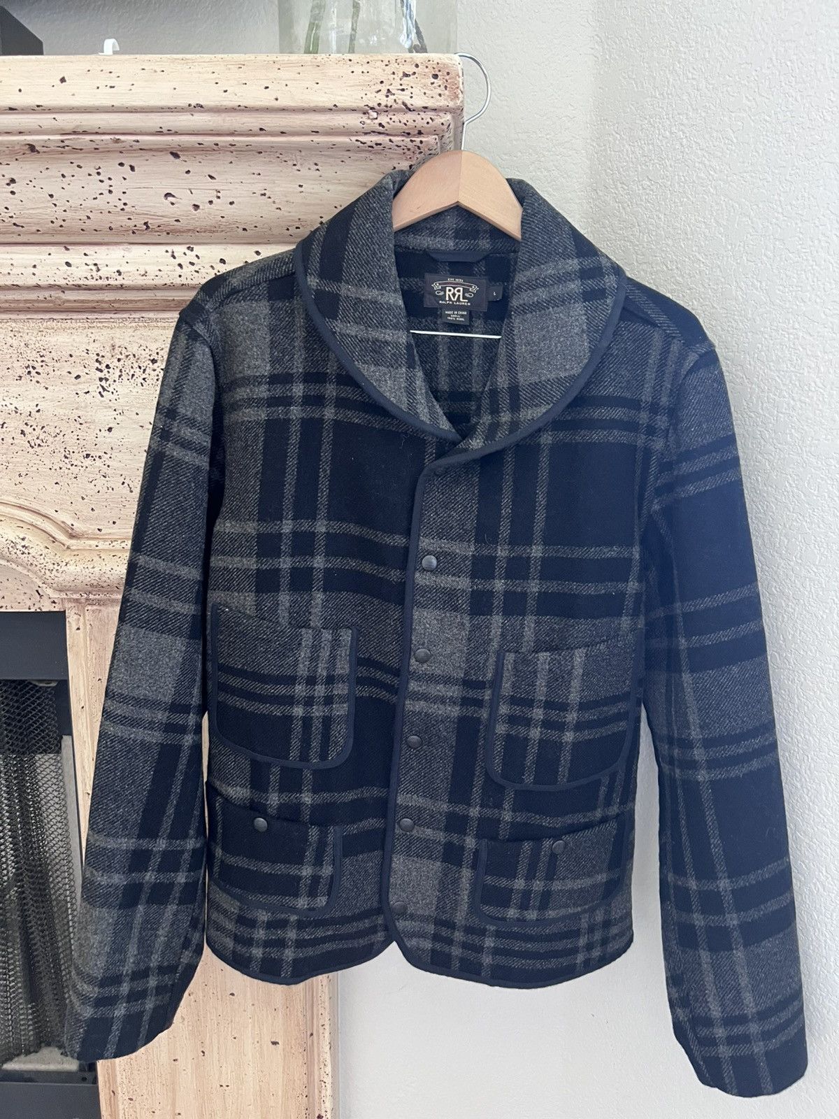 RRL Ralph Lauren RRL Double RL Ralph Lauren Wool Plaid Ranch Jacket Large Size US L / EU 52-54 / 3 - 1 Thumbnail