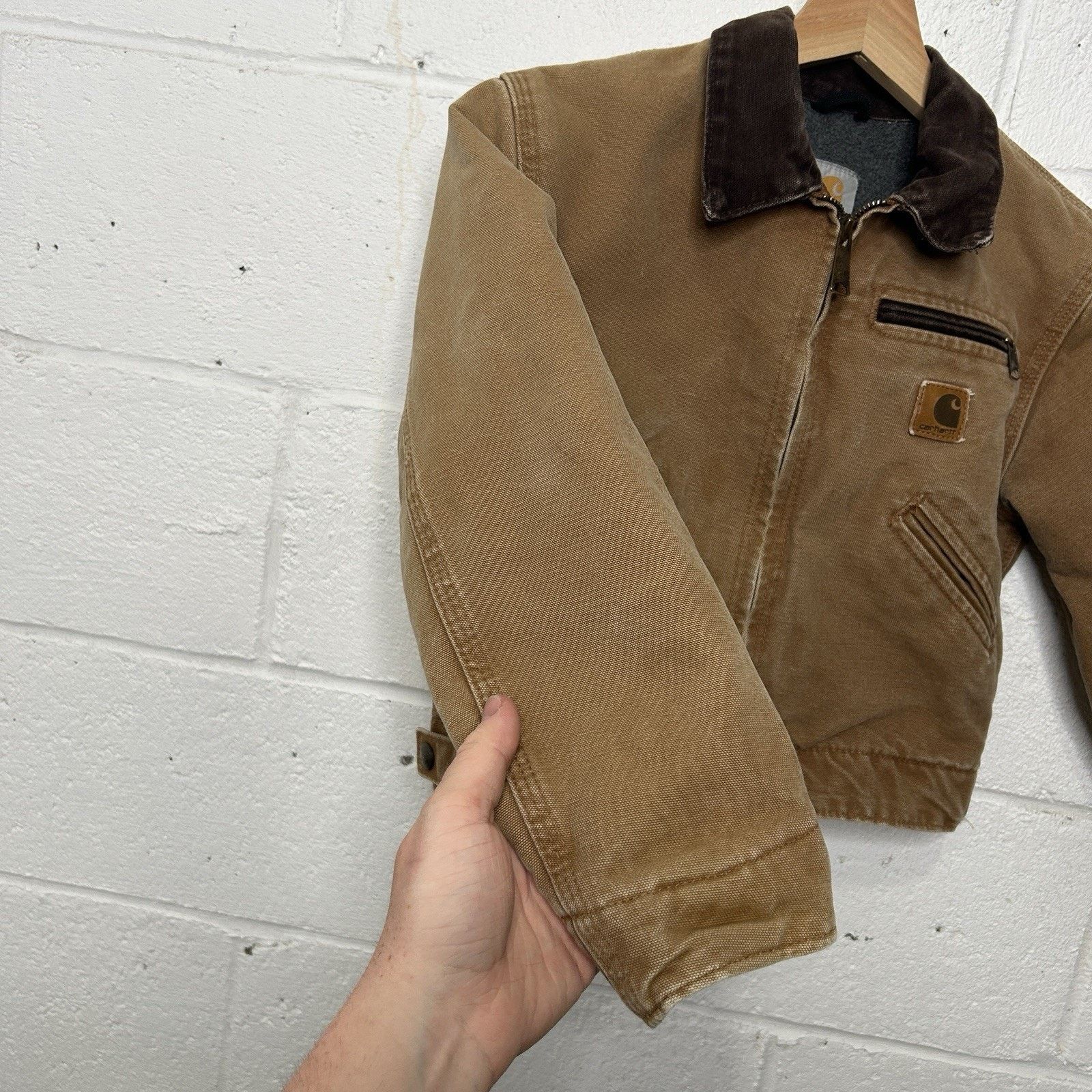 Carhartt Y2K Carhartt Sherpa-Lined Detroit Jacket “Brown” YYJ97 BRN Size US M / EU 48-50 / 2 - 6 Thumbnail