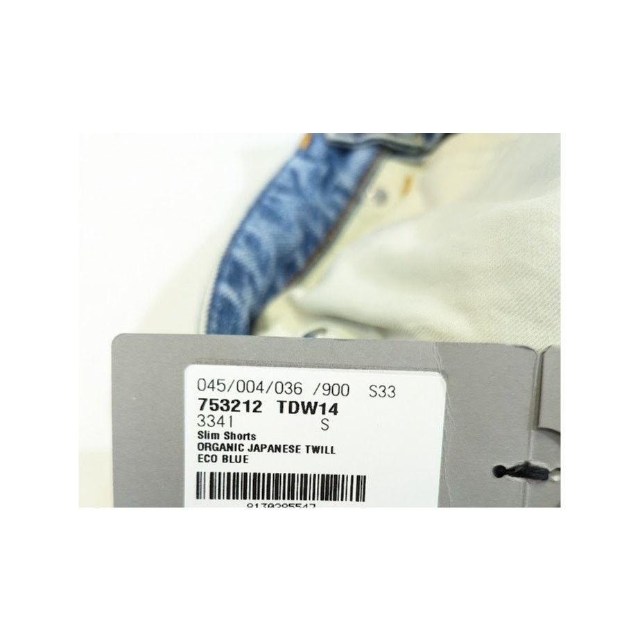 Balenciaga o1rshd1 Slim Shorts Organic Japanese Twill in Eco Blue Size US 30 / EU 46 - 20 Thumbnail