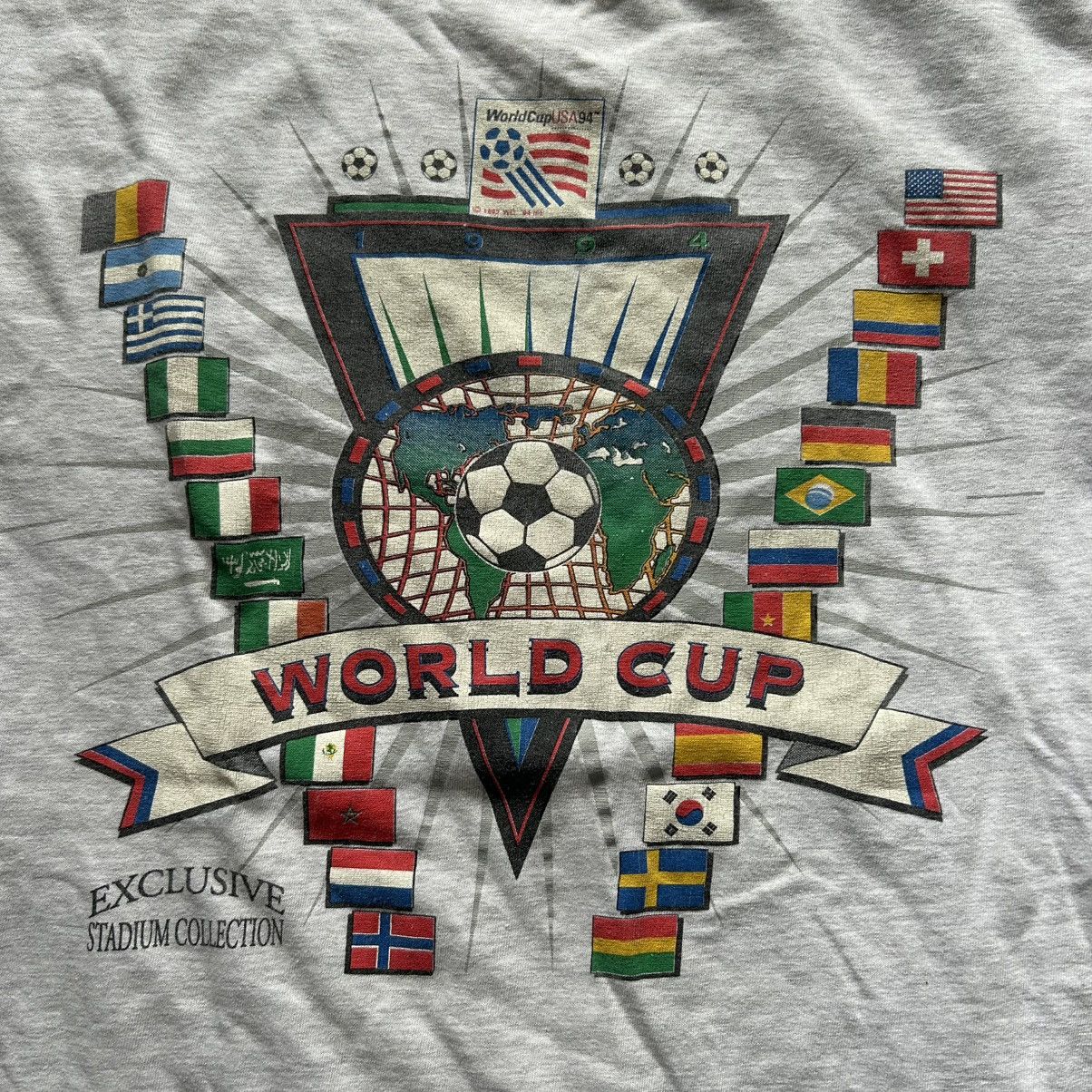 Logo 7 American Vintage Gray World Cup USA94 Short Sleeve Tee Size US L / EU 52-54 / 3 - 2 Thumbnail