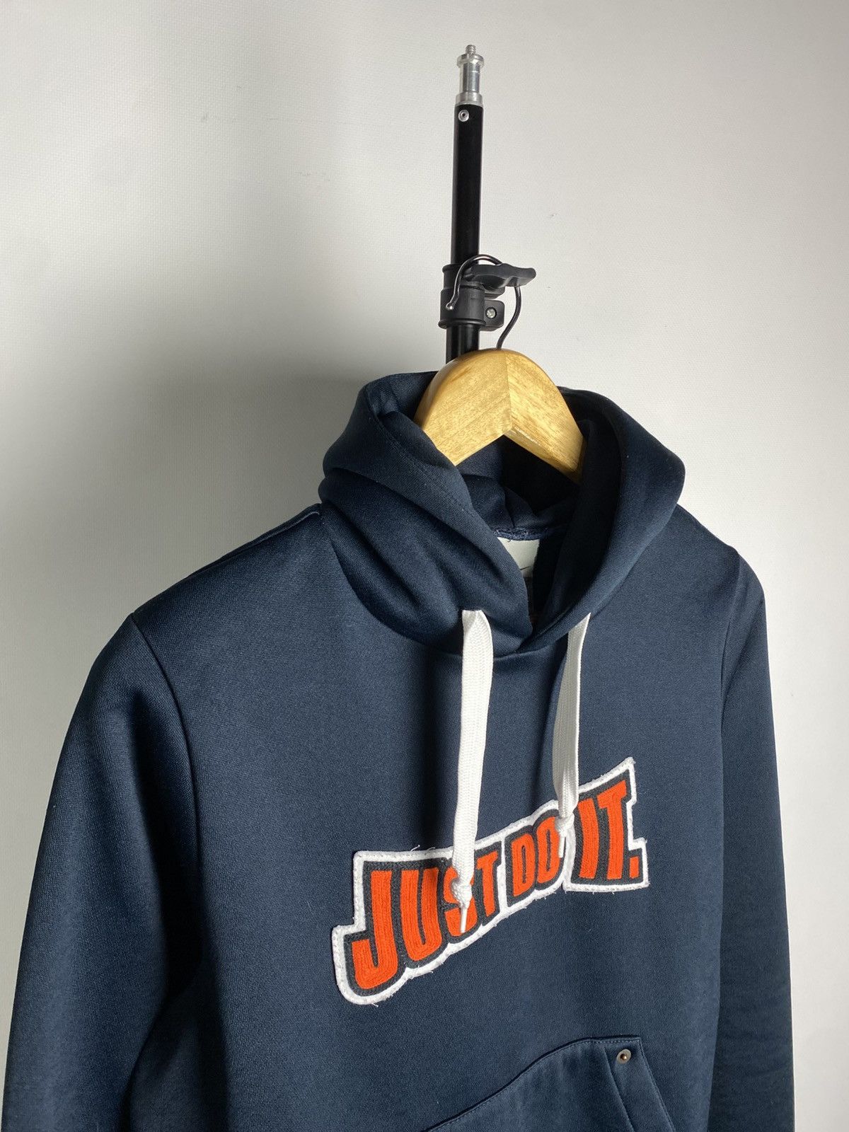 Nike × Vintage Vintage 00s NIKE Big Logo JUST DO IT Hoodie Y2K Size L / US 10 / IT 46 - 3 Thumbnail