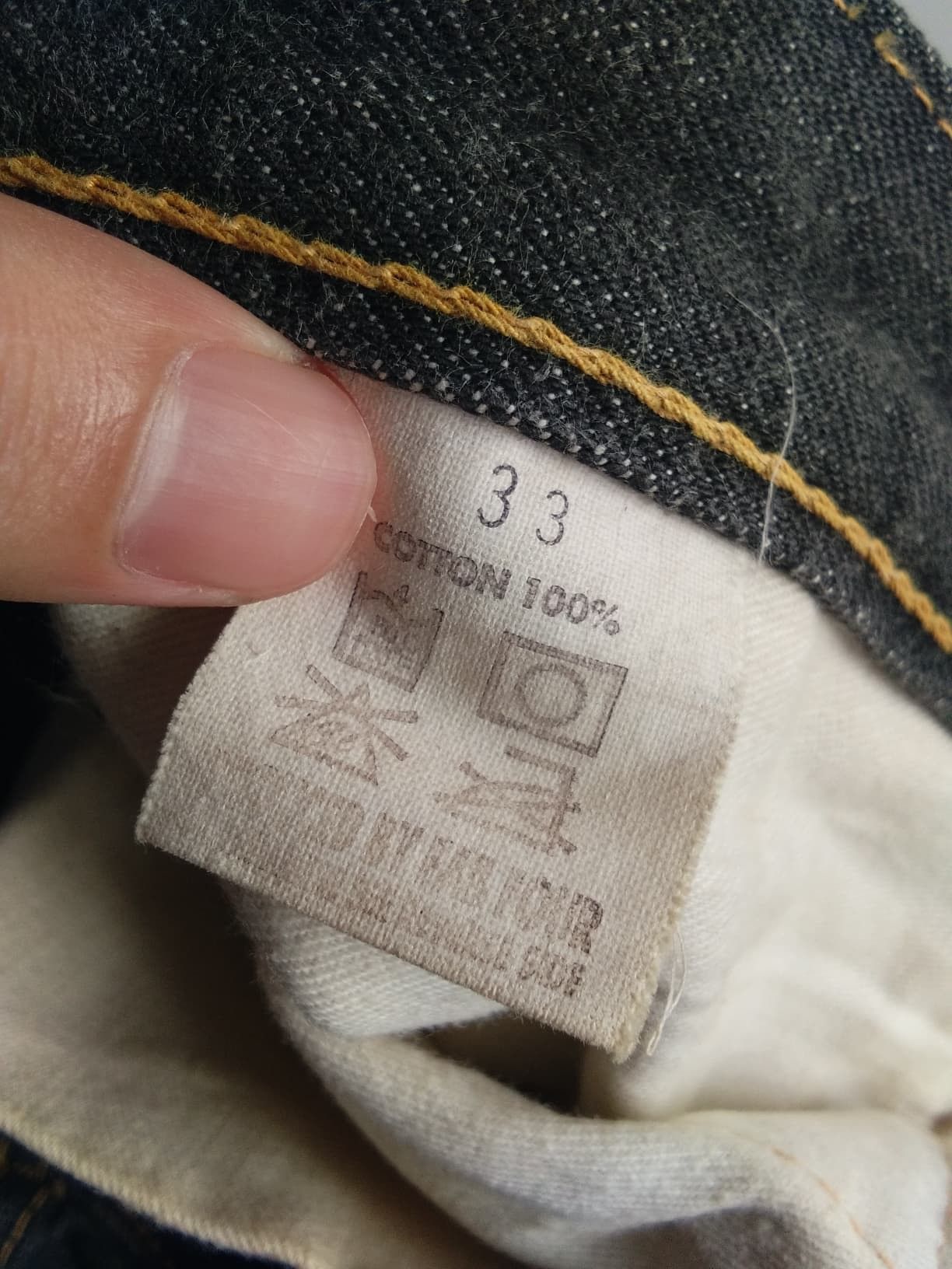 Kapital FAB FOUR 5109XX SELVEDGE SKULL BUTTON FLY RAW JAPANESE DENIM Size US 32 / EU 48 - 16 Thumbnail