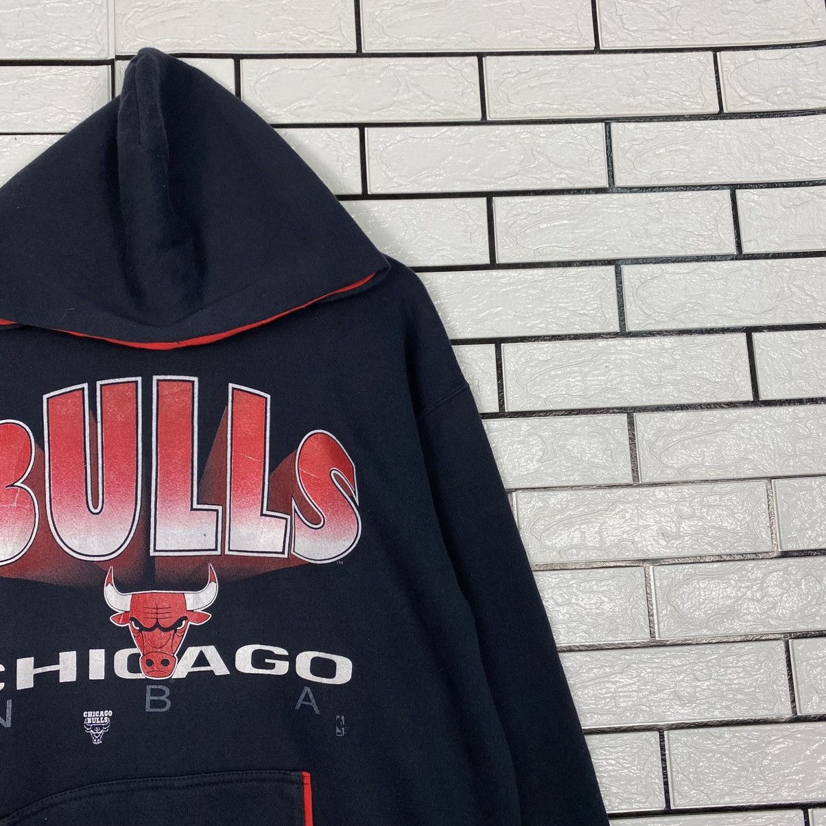 NBA 🔥VINTAGE HOODIE FRONT ROW SALEM SPORTSWEAR NBA CHICAGO BULLS Size US XL / EU 56 / 4 - 6 Thumbnail