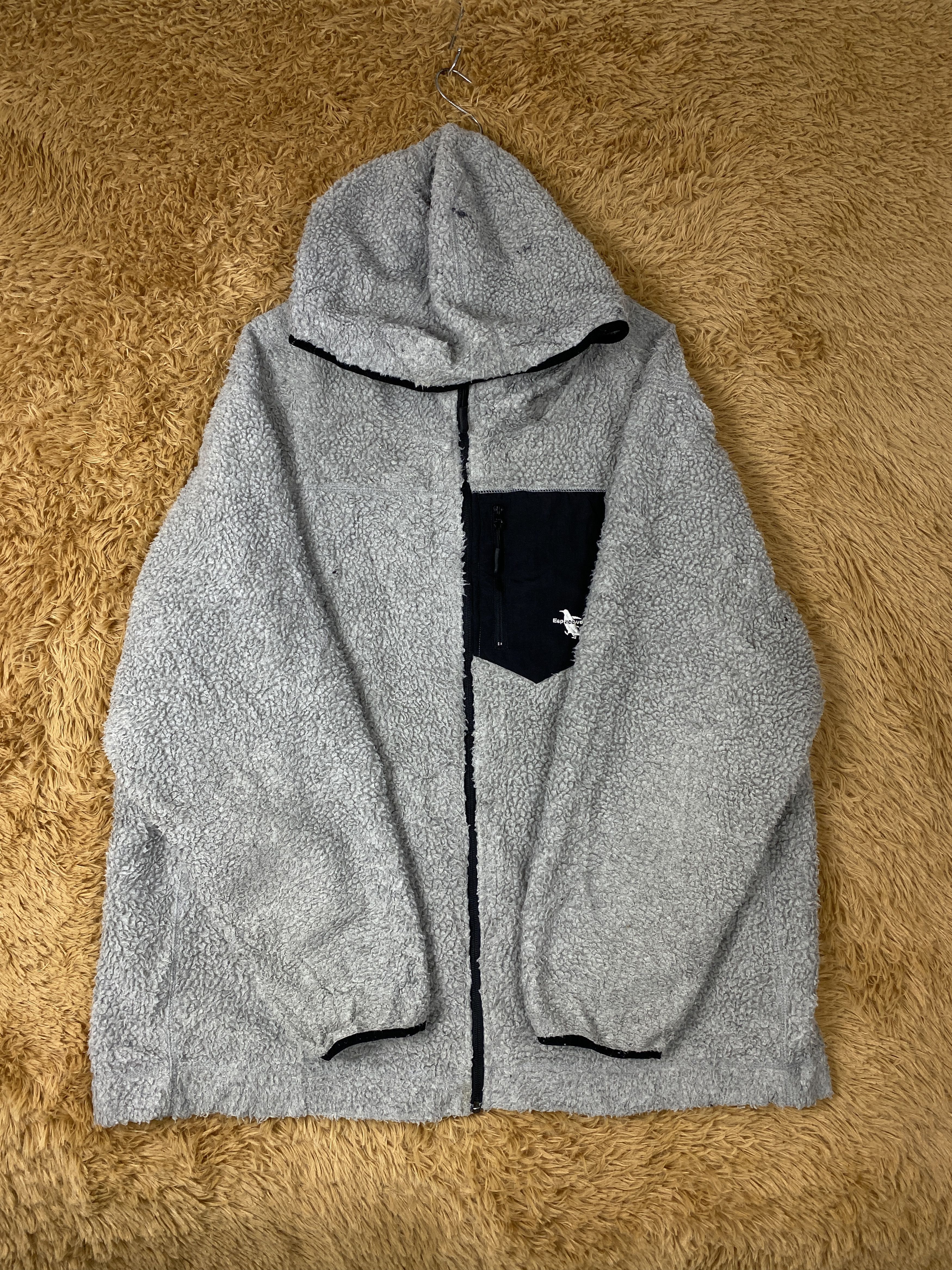 Japanese Brand Vintage Espace Vert Cross The Greatess Fleece Jacket J2000 Size US XXL / EU 58 / 5 - 5 Thumbnail