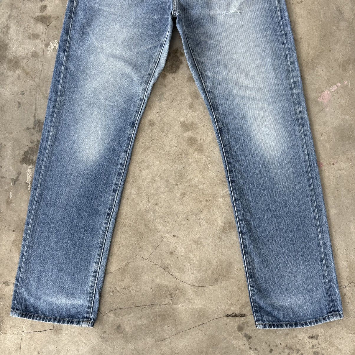 Japanese Brand 36x30.5 Vintage Japanese Brand Faded Denim Jean Pants Size US 36 / EU 52 - 3 Thumbnail