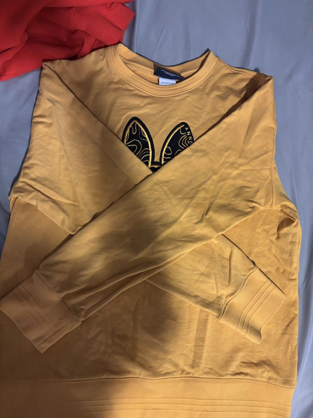 Psycho Bunny Psycho Bunny Yellow Long Sleeve Size XL Size US XL / EU 56 / 4 - 3 Thumbnail