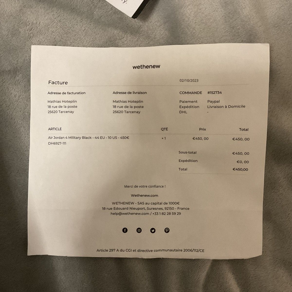 Jordan Brand × Nike Air Jordan 4 Retro Military Black size 10 Size US 10 / EU 43 - 17 Thumbnail