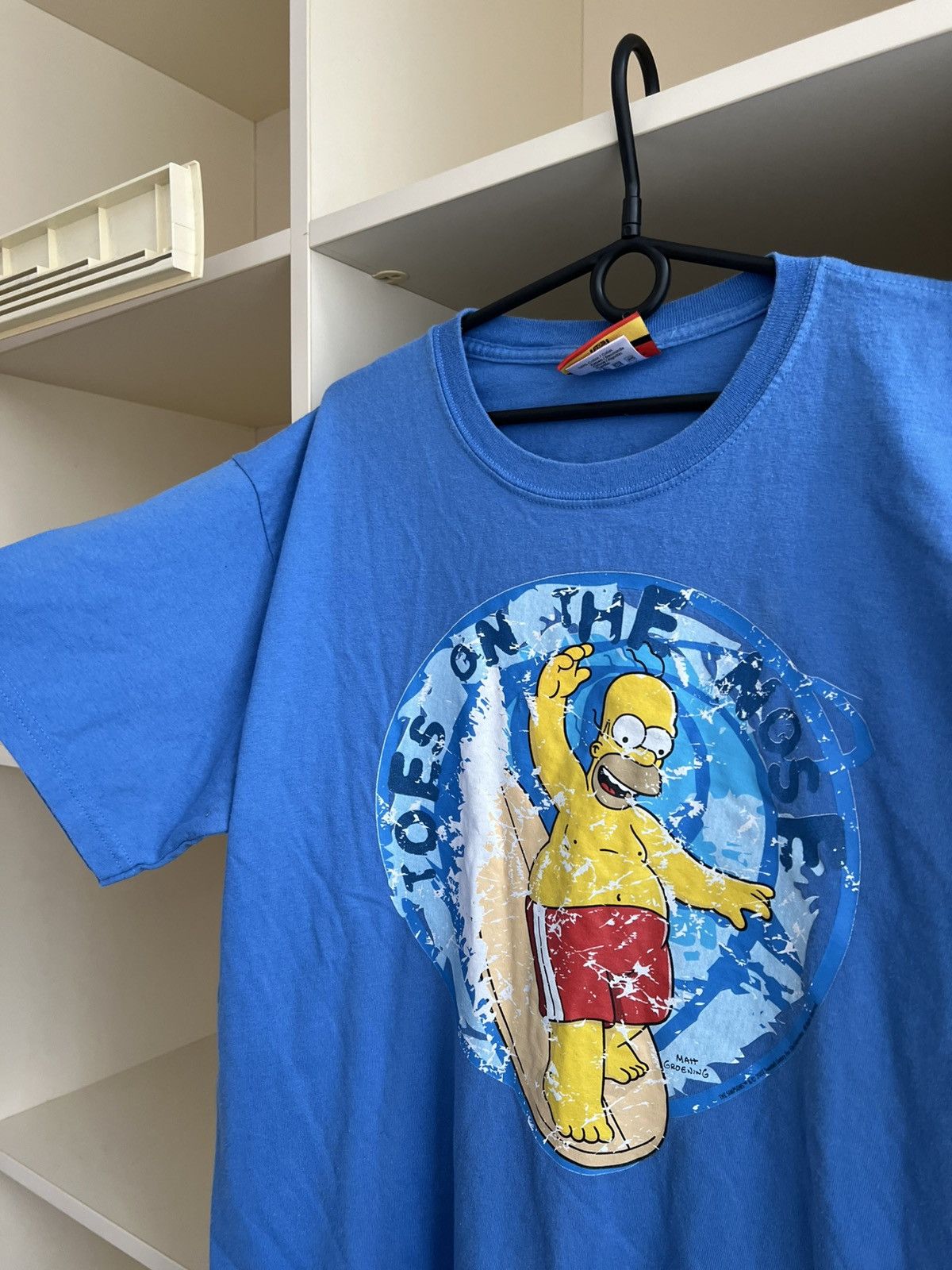 The Simpsons Vintage 00s The Simpsons Movie Tee T-Shirt Surf Homer Size US L / EU 52-54 / 3 - 10 Thumbnail
