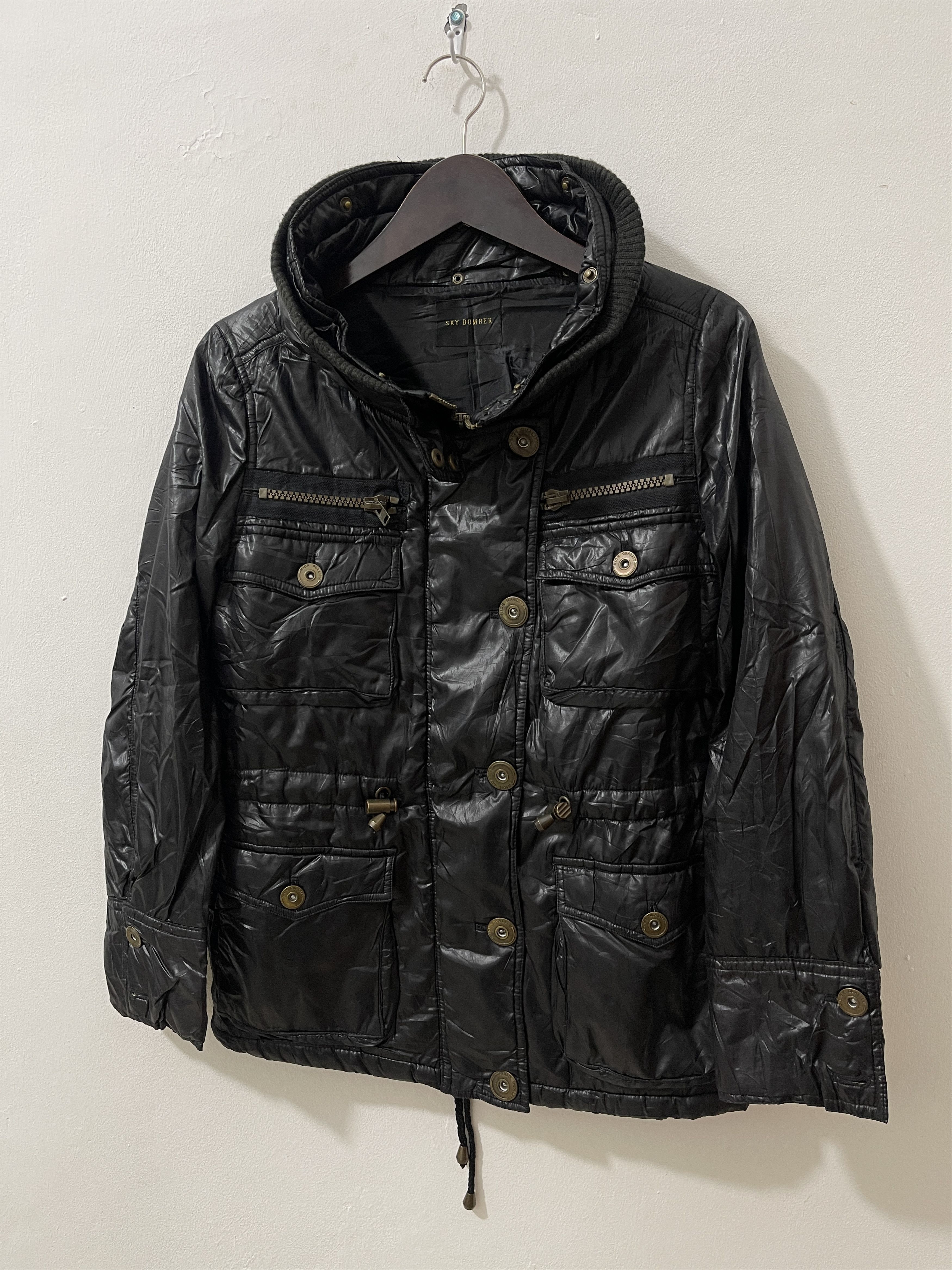 Japanese Brand 2000s Sky Bomber Archive Waxed Bono LGB Style Jacket Size US L / EU 52-54 / 3 - 2 Thumbnail