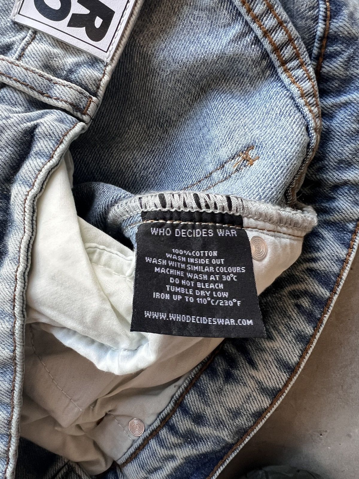 Who Decides War Who Decides War Virtuous Jeans Blue Size US 38 / EU 54 - 2 Thumbnail