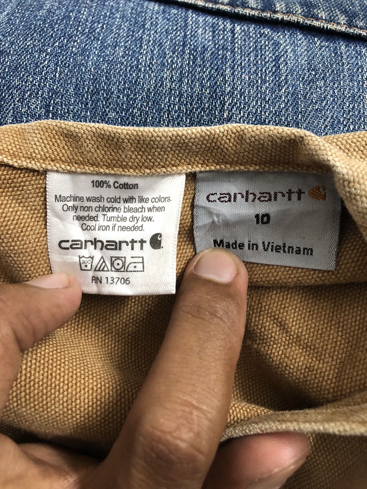 Carhartt Vintage Carhartt Overalls Workwear Size US 30 / EU 46 - 7 Thumbnail