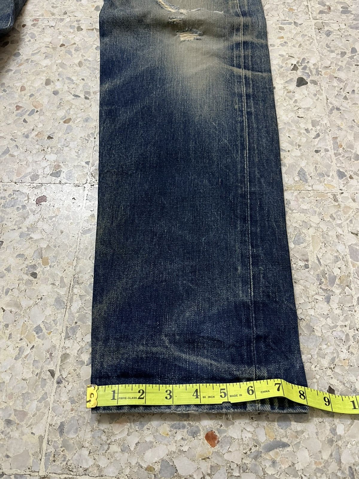 Vintage Vintage Paul Smith purple line selvedge distressed denim Size US 31 - 18 Thumbnail