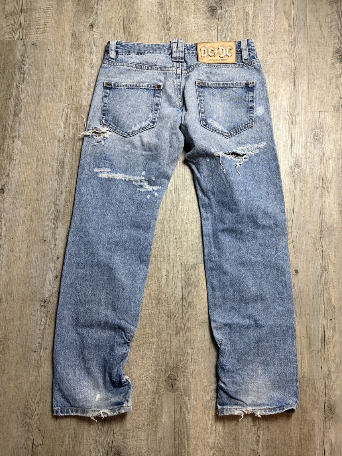 Dsquared2 2005 DSquared2 Fucker Baggy distressed Denim Jeans Italy Size US 30 / EU 46 - 2 Thumbnail