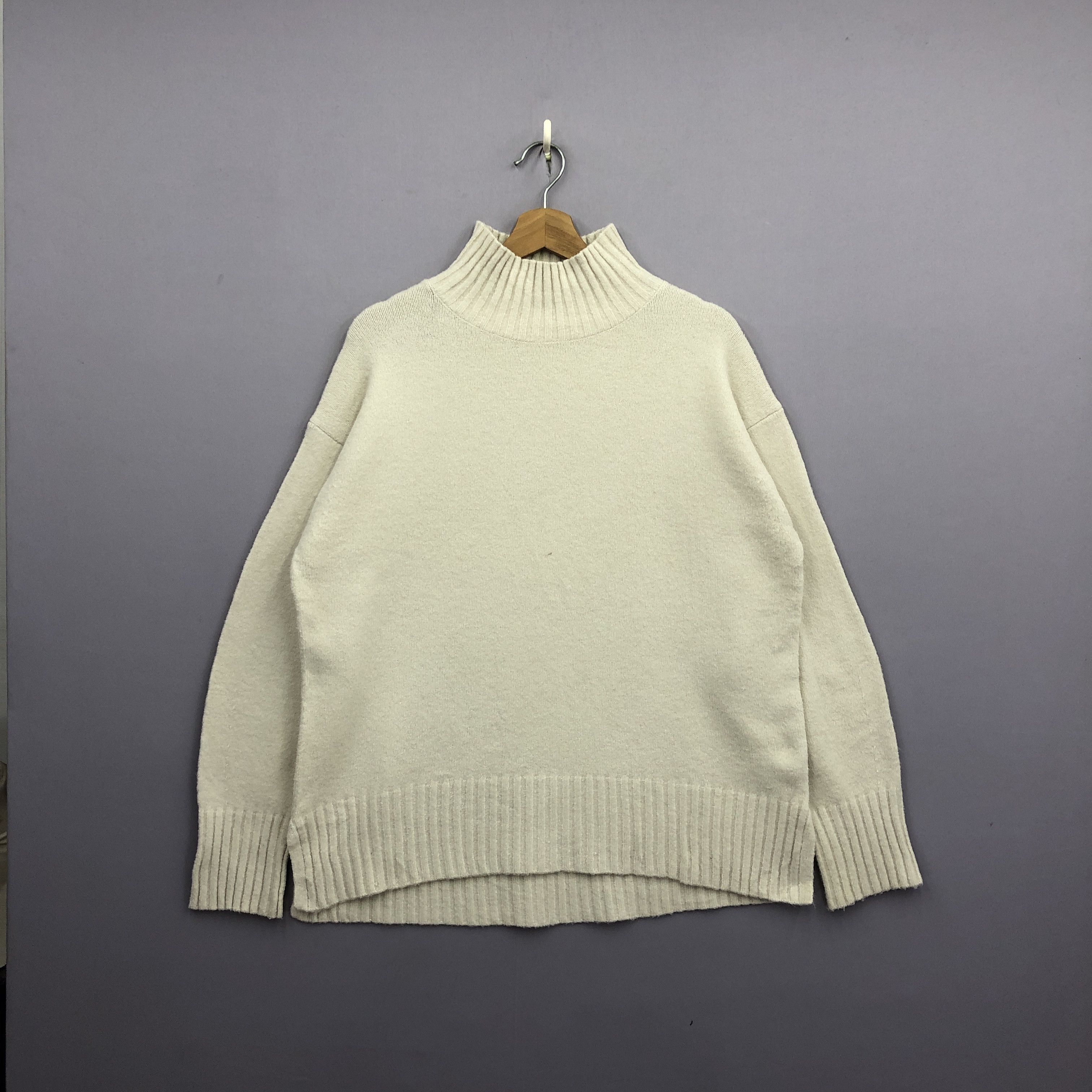 Homespun Knitwear × Japanese Brand Vintage Japanese Turtleneck Knitwear Sweater Sweatshirt Size US M / EU 48-50 / 2 - 1 Thumbnail