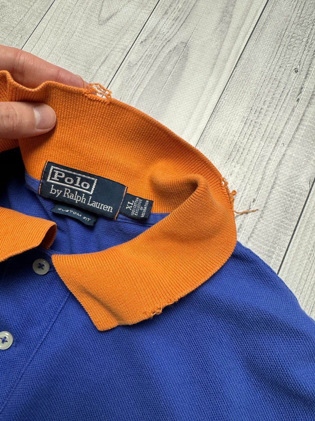 Polo Ralph Lauren Vintage Polo Ralph Lauren big number 4 Size US XL / EU 56 / 4 - 4 Thumbnail