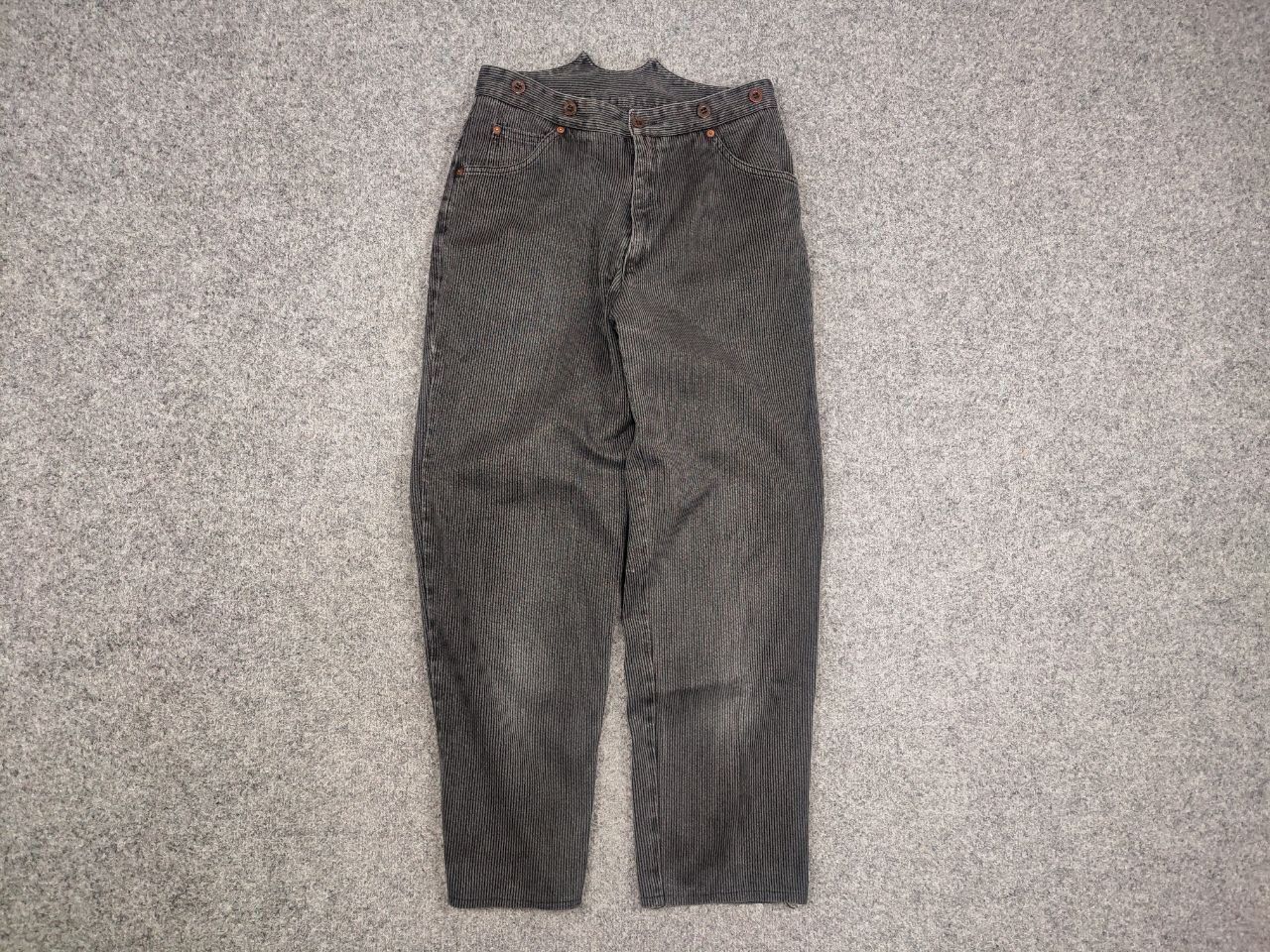 Levi's Vintage 80's levis Work Dark Faded Corduroy Trouser Pants Size US 30 / EU 46 - 2 Thumbnail
