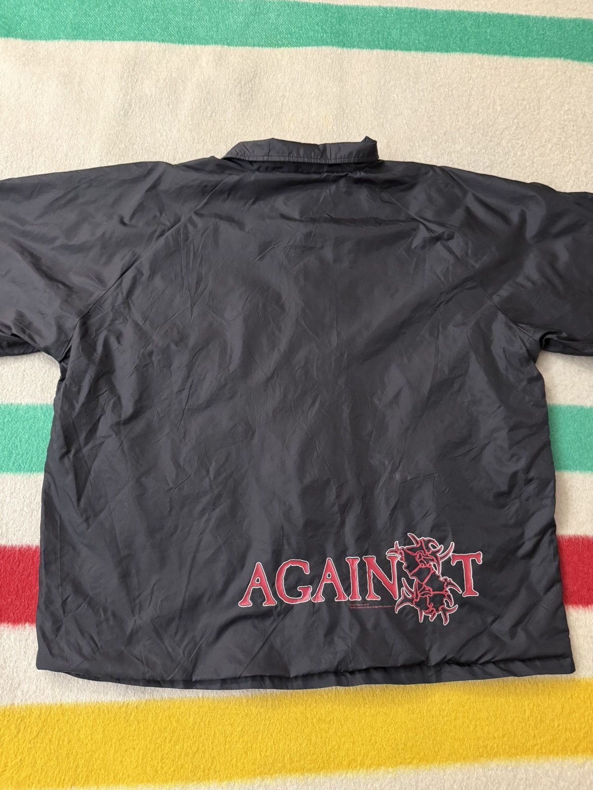 Band Tees Vintage 98 2000 Sepultura Against Blue Grape Coach Jacket XL Size US XL / EU 56 / 4 - 3 Thumbnail