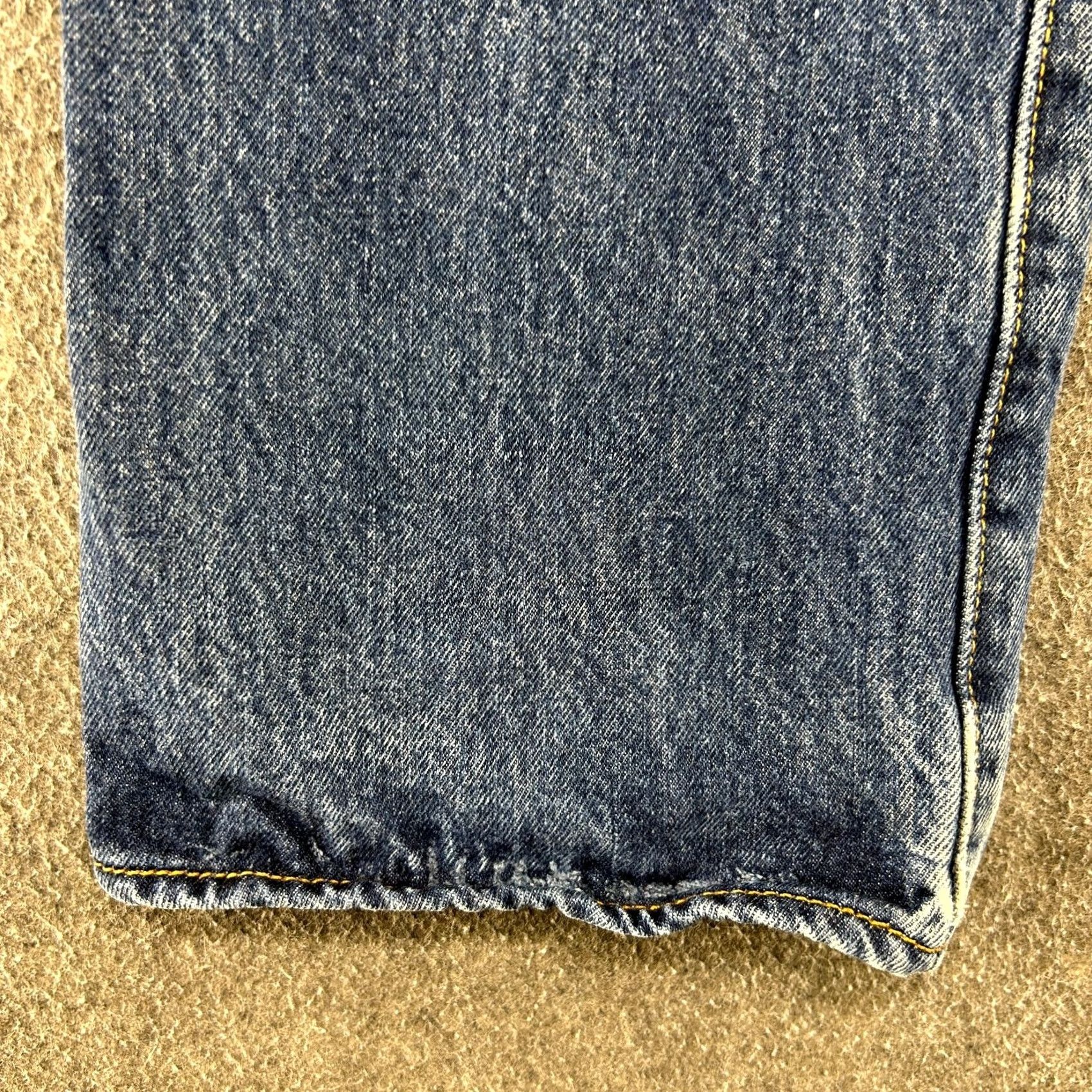 Levi's VINTAGE Levi's 501 Jeans Men 34x30 Blue Regular Fit Distressed Straight Denim 5-Pocket Retros Size US 34 / EU 50 - 6 Thumbnail