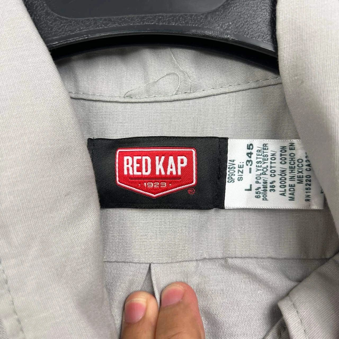 Red Kap Vintage Red Kap Shirt Men L Button Down Long Sleeve Collared Size US L / EU 52-54 / 3 - 4 Thumbnail
