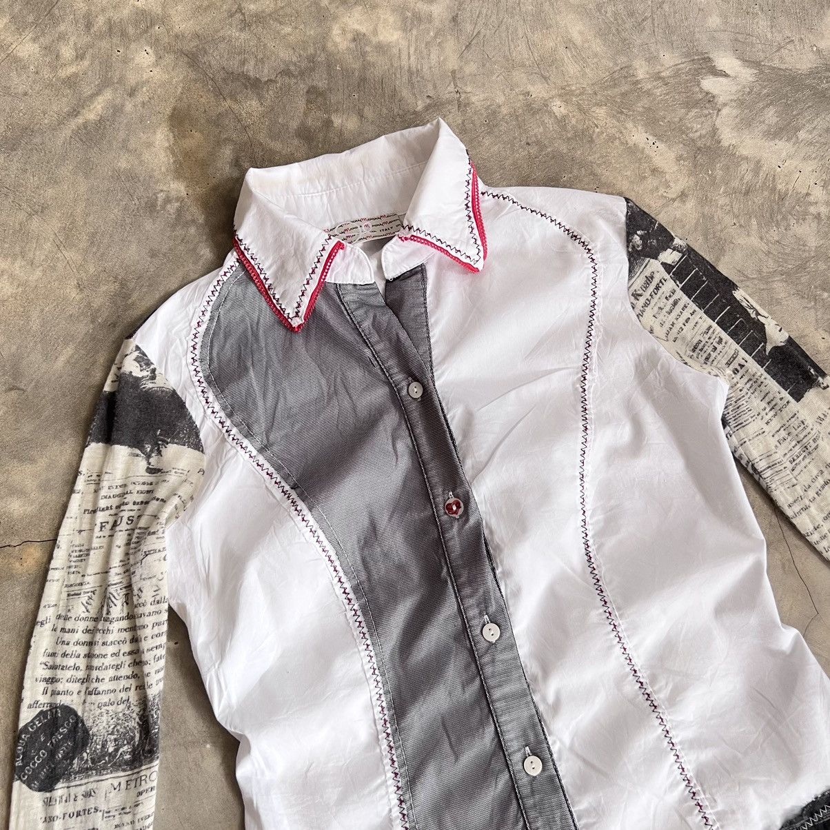 Jean Paul Gaultier Vintage Moore Like Gaultier Style Button Up Shirt Size S / US 4 / IT 40 - 3 Thumbnail