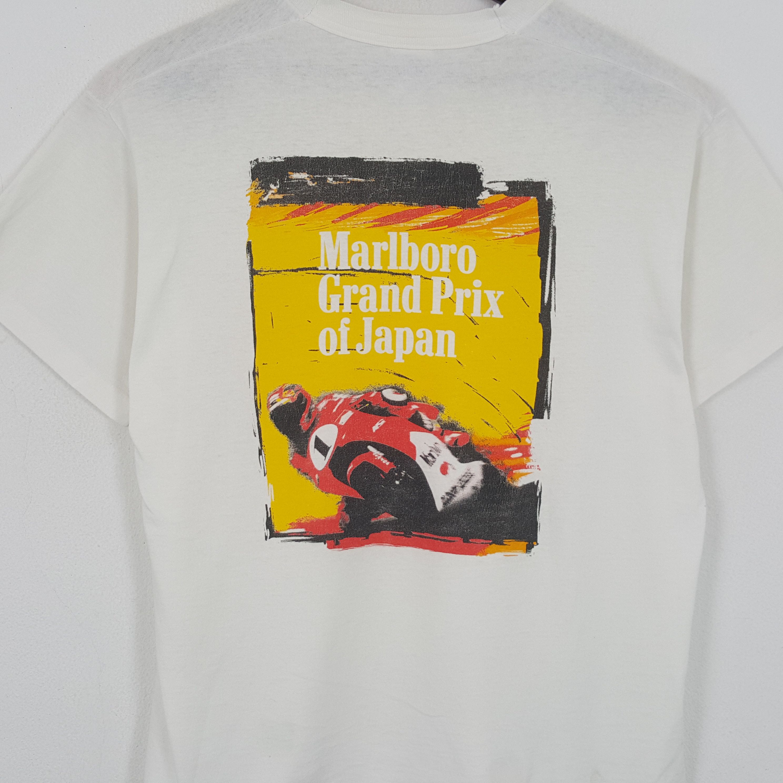 Marlboro × Vintage MARLBORO Grand Prix JAPAN Racing Vintage Tshirt Size US L / EU 52-54 / 3 - 2 Thumbnail