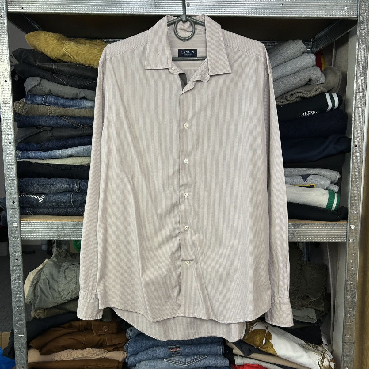 Luxury Lanvin Basic Designer button classic shirt