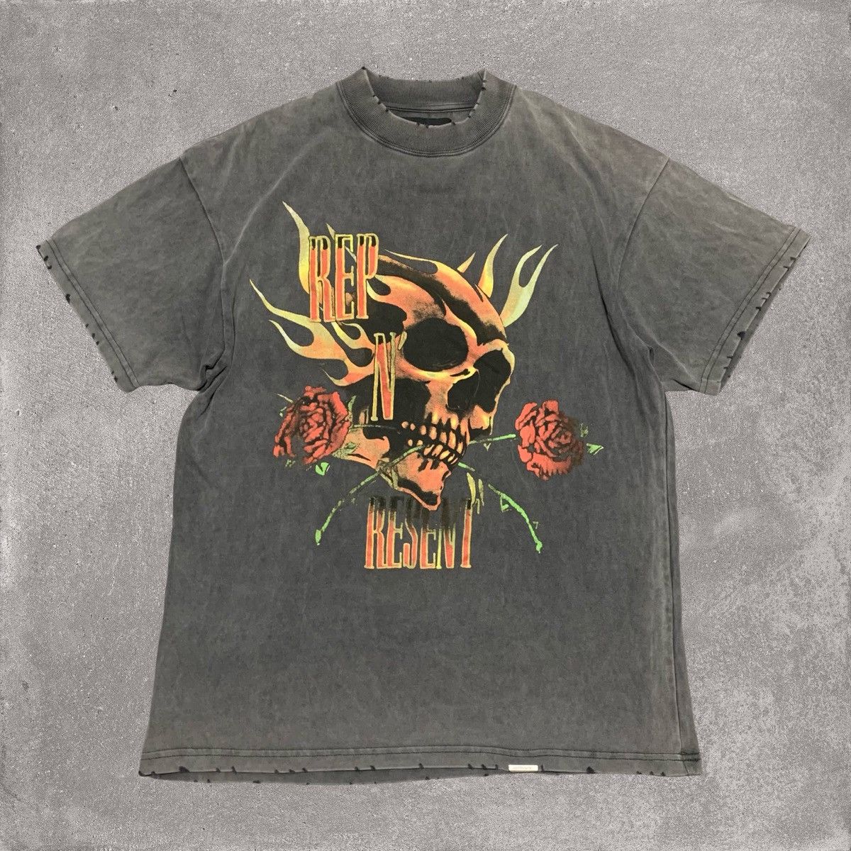 Represent Clo. Represent XS Rep N Resent Vintage Grey Tee Size US XS / EU 42 / 0 - 1 Thumbnail