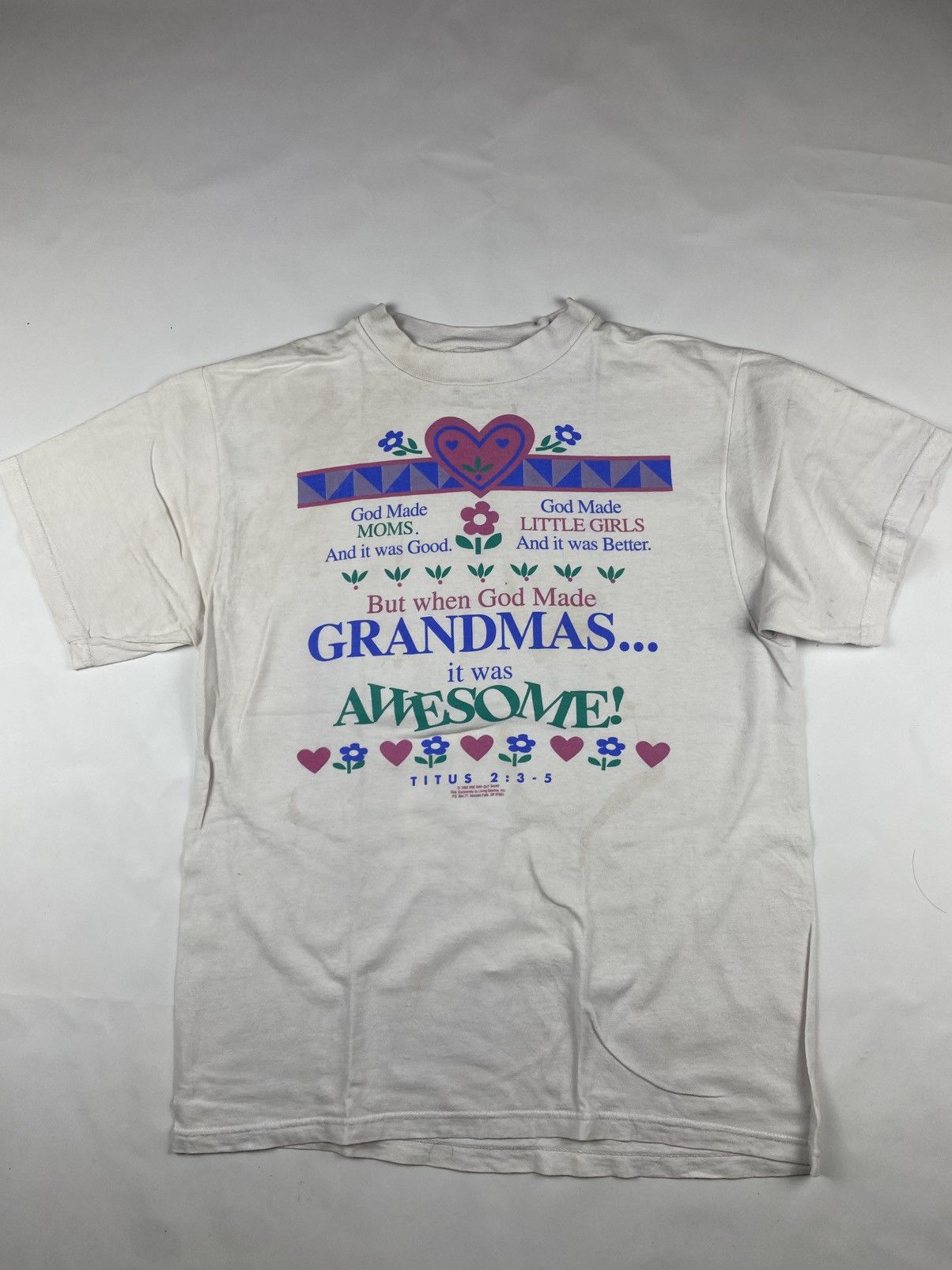 Vintage Vintage Word Jesus 90s tshirt Size US L / EU 52-54 / 3 - 3 Thumbnail