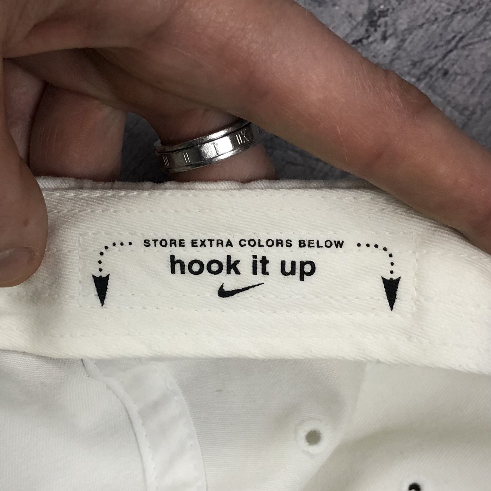 Nike Vintage Nike 5IN1 Cap Removable Swoosh Rare Size ONE SIZE - 14 Thumbnail