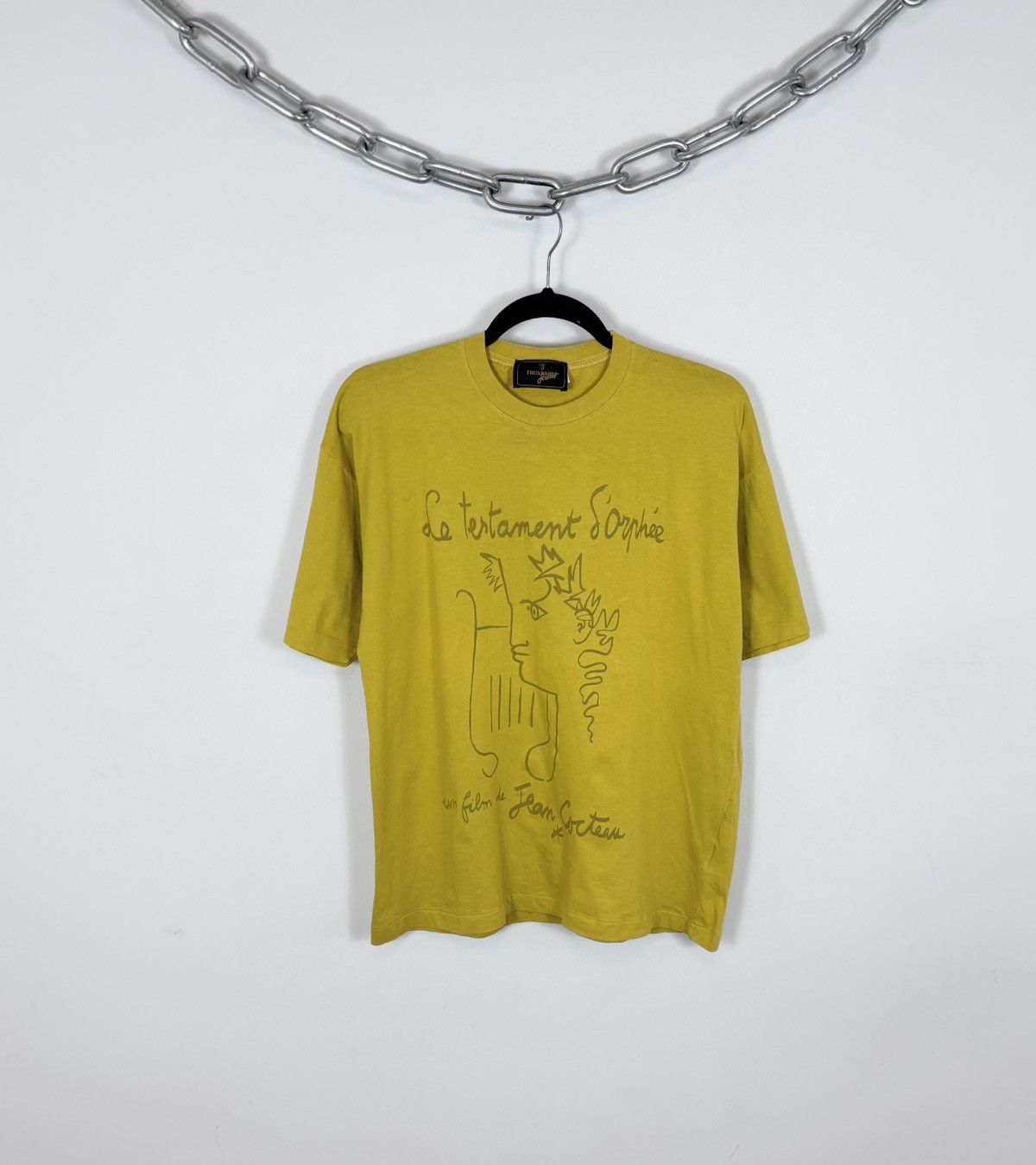 Trussardi Vintage Trussardi Testament Of Orpheus Logo Movie T-Shirt Size US M / EU 48-50 / 2 - 1 Thumbnail