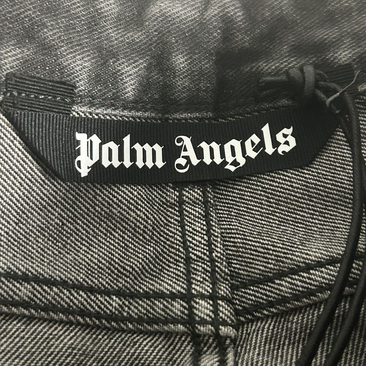 Palm Angels New Palm Angels Curved Logo Straight Jeans Size 30 Size US 30 / EU 46 - 4 Thumbnail