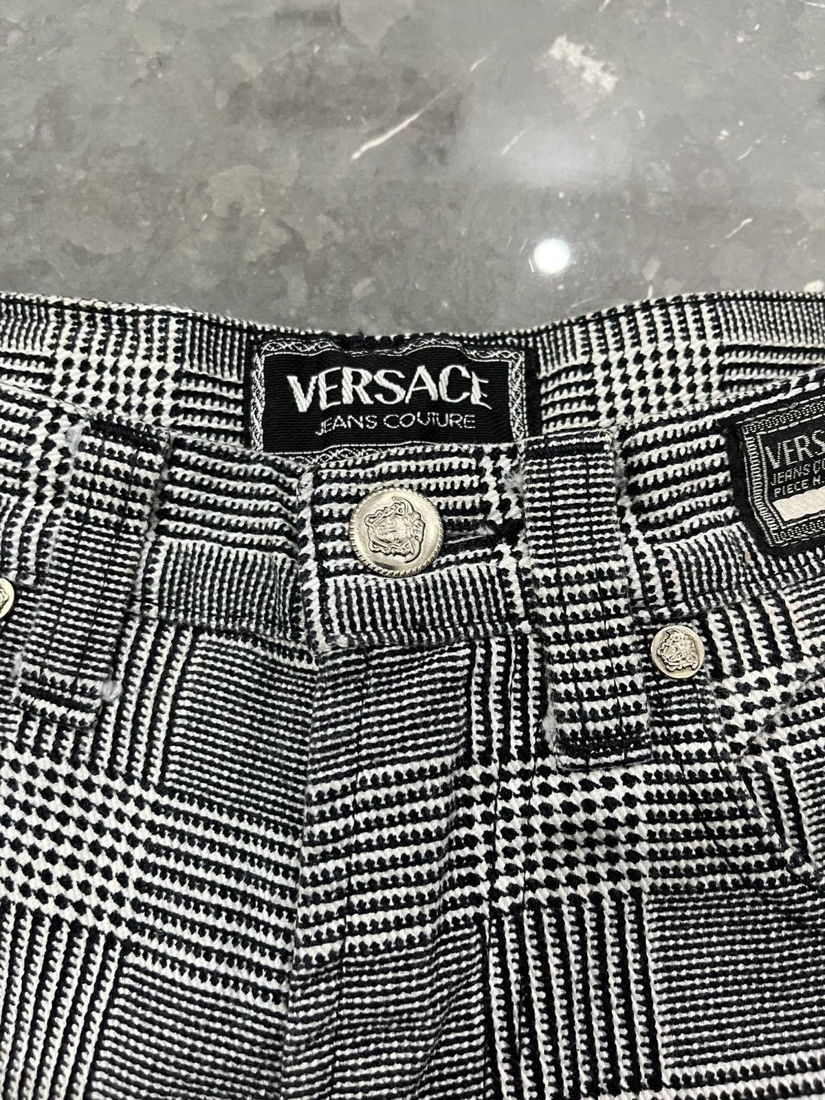 Versace VINTAGE VERSACE TARTAN PANTS Size 26" / US 2 / IT 38 - 3 Thumbnail