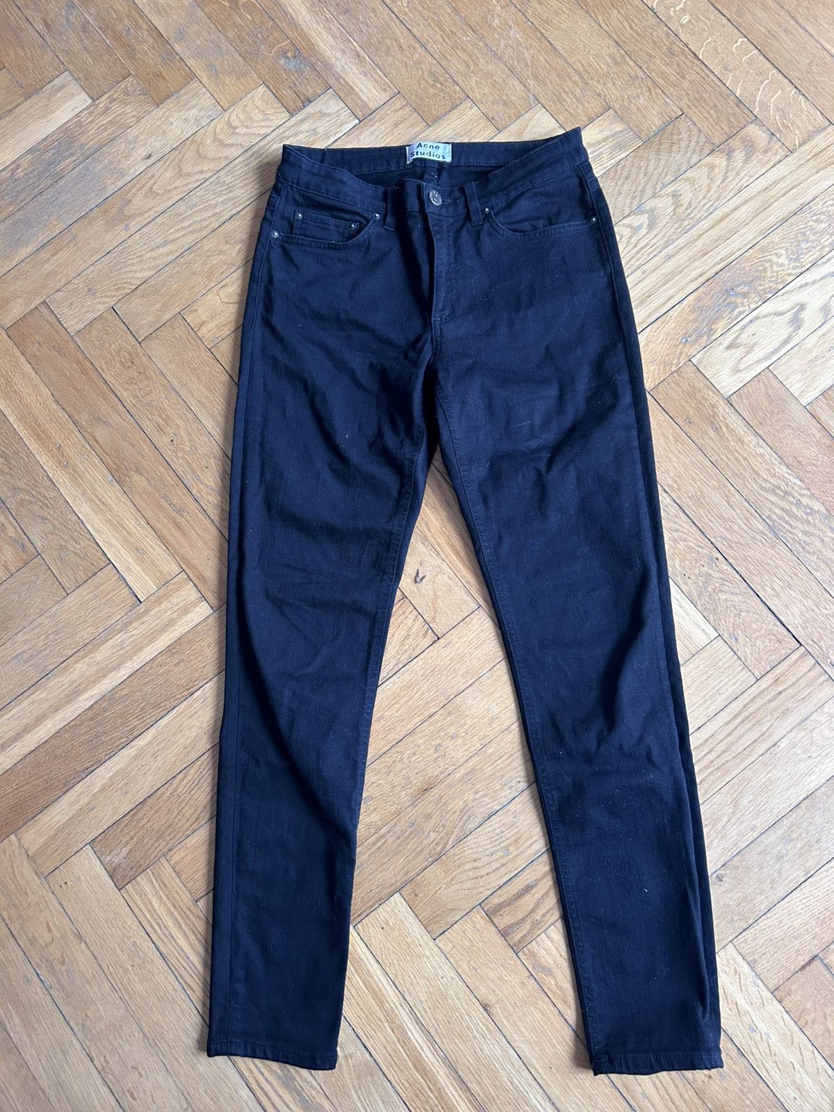 Acne Studios Black skinny jeans Acne Studios Size 28" / US 6 / IT 42 - 1 Thumbnail
