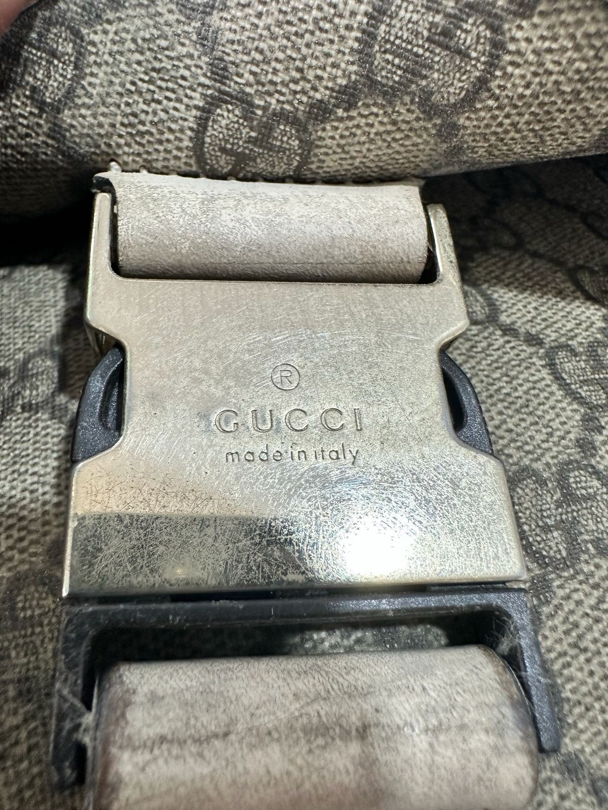 Gucci GUCCI Monogram Medium Double Buckle Flap Messenger Bag Size ONE SIZE - 6 Thumbnail
