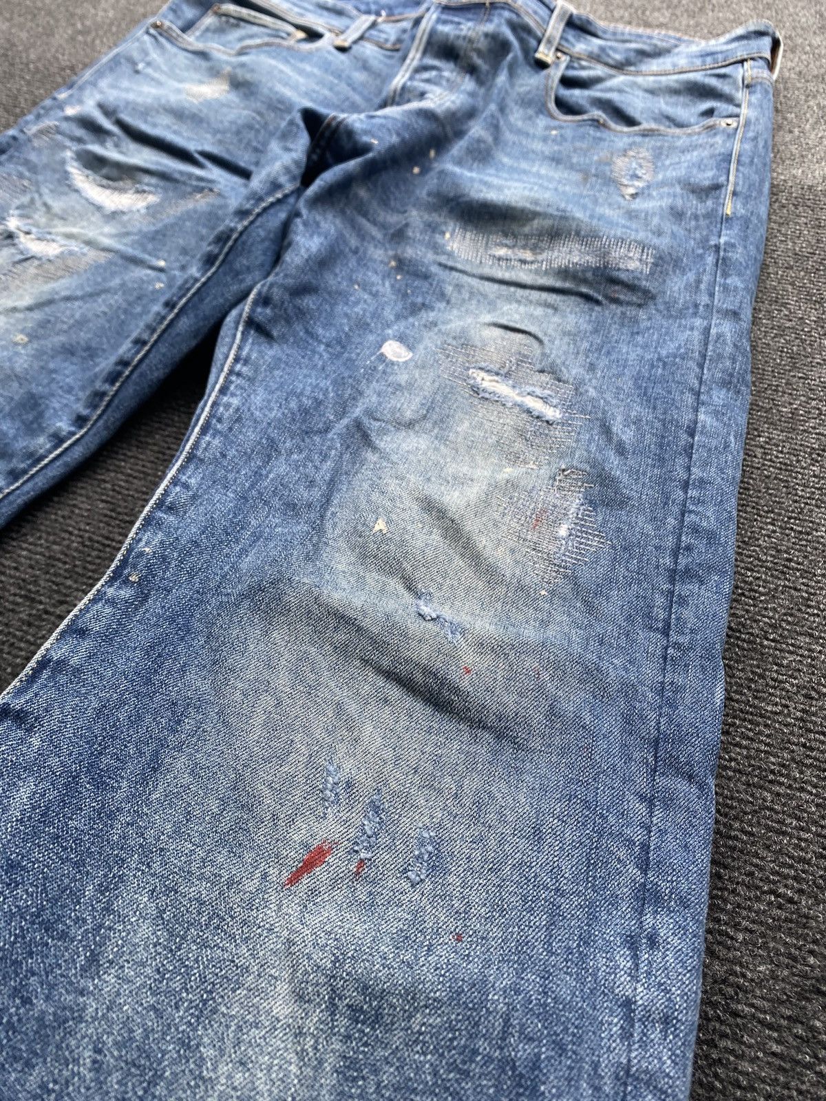 G-Star 🔥Opium Punk G Star 3301 Slim Blue jeans 34 Size US 34 / EU 50 - 17 Thumbnail