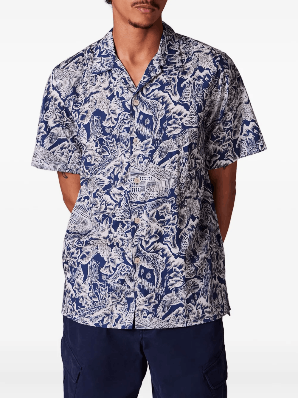 Other Men’s Short-Sleeve Patterned Shirt Size US S / EU 44-46 / 1 - 1 Thumbnail