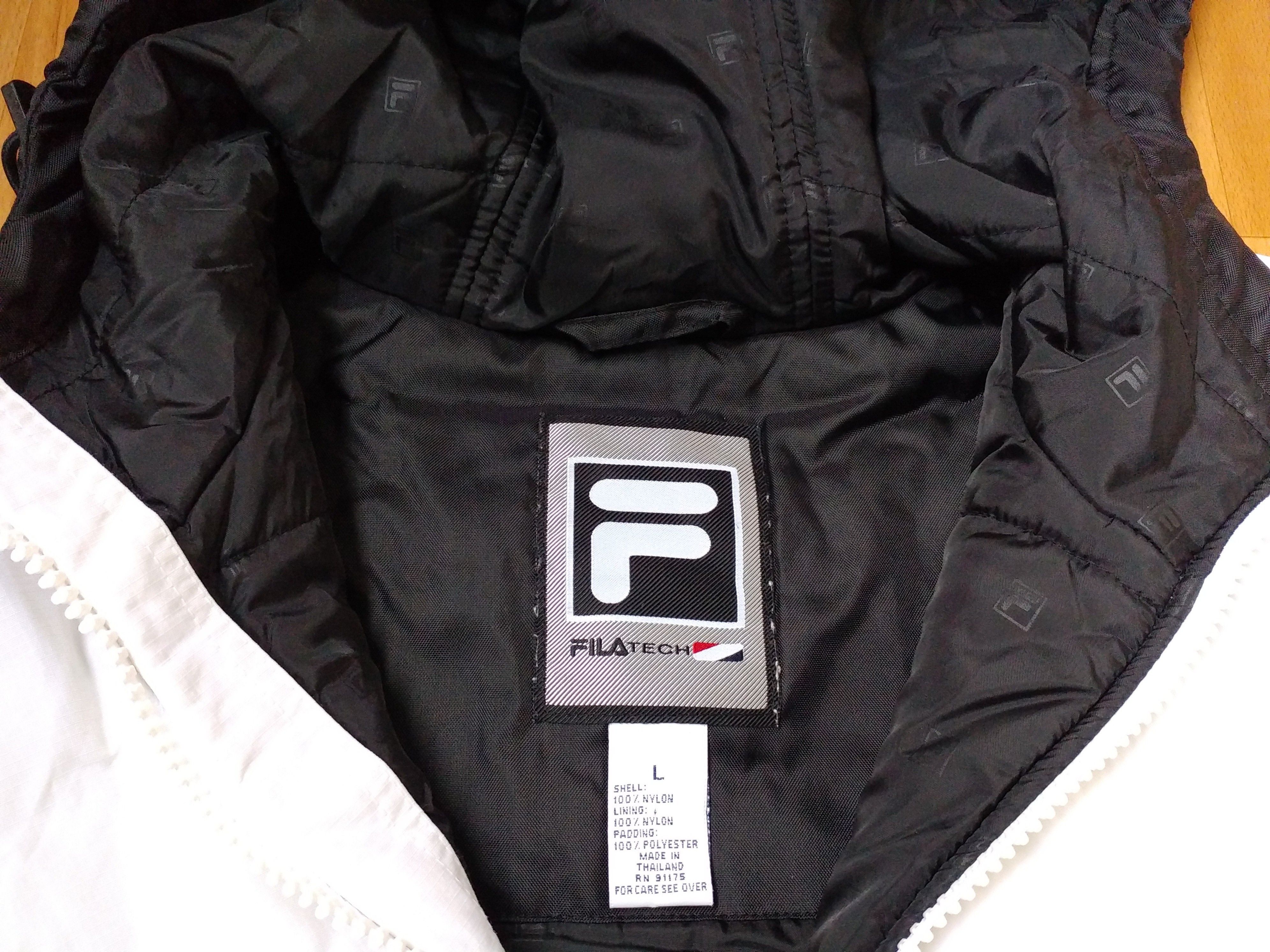 Fila FILA Tech jacket, vintage nylon windbreaker 90s hip-hop L Size US L / EU 52-54 / 3 - 13 Thumbnail