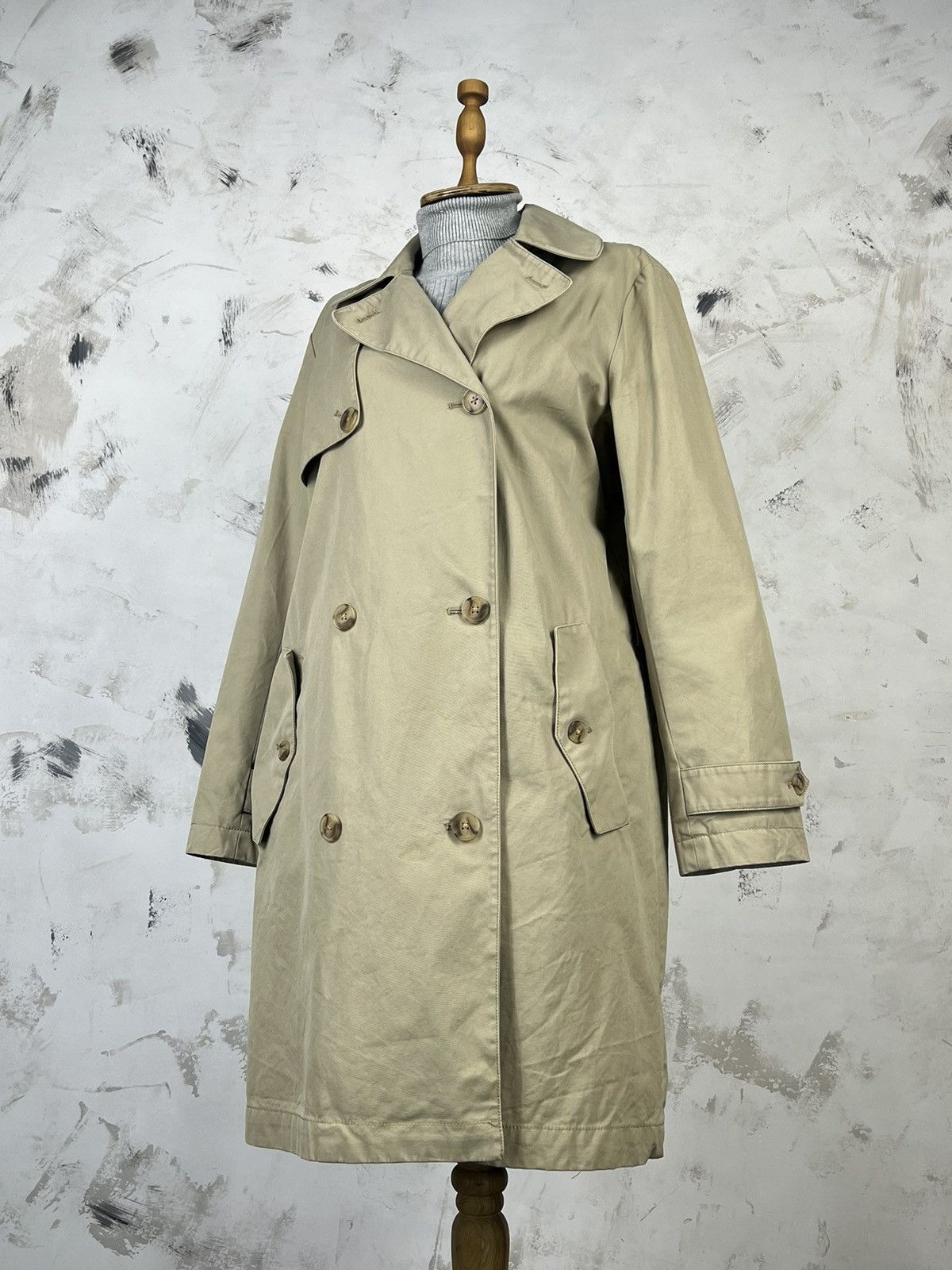 Gap Vintage GAP Classic Trench Coat Size L - XL Size L / US 10 / IT 46 - 1 Thumbnail
