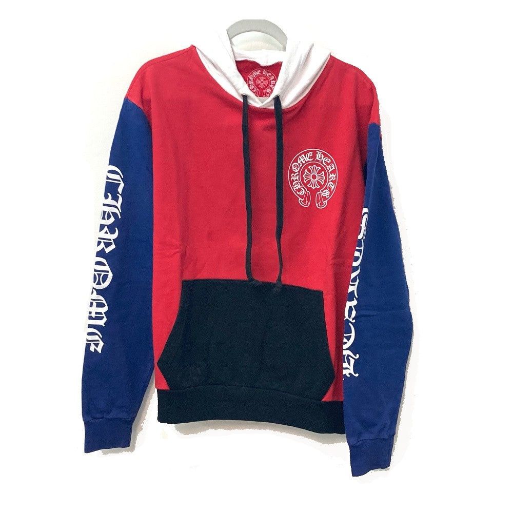 Chrome Hearts Chrome Hearts Matty Boy Ppo Hd Chomper Plvr Mattie Tricolor Chompers Pullover Tops Hooded Sweatshirt Cotton Men Red X Black Blue Size US S / EU 44-46 / 1 - 1 Thumbnail