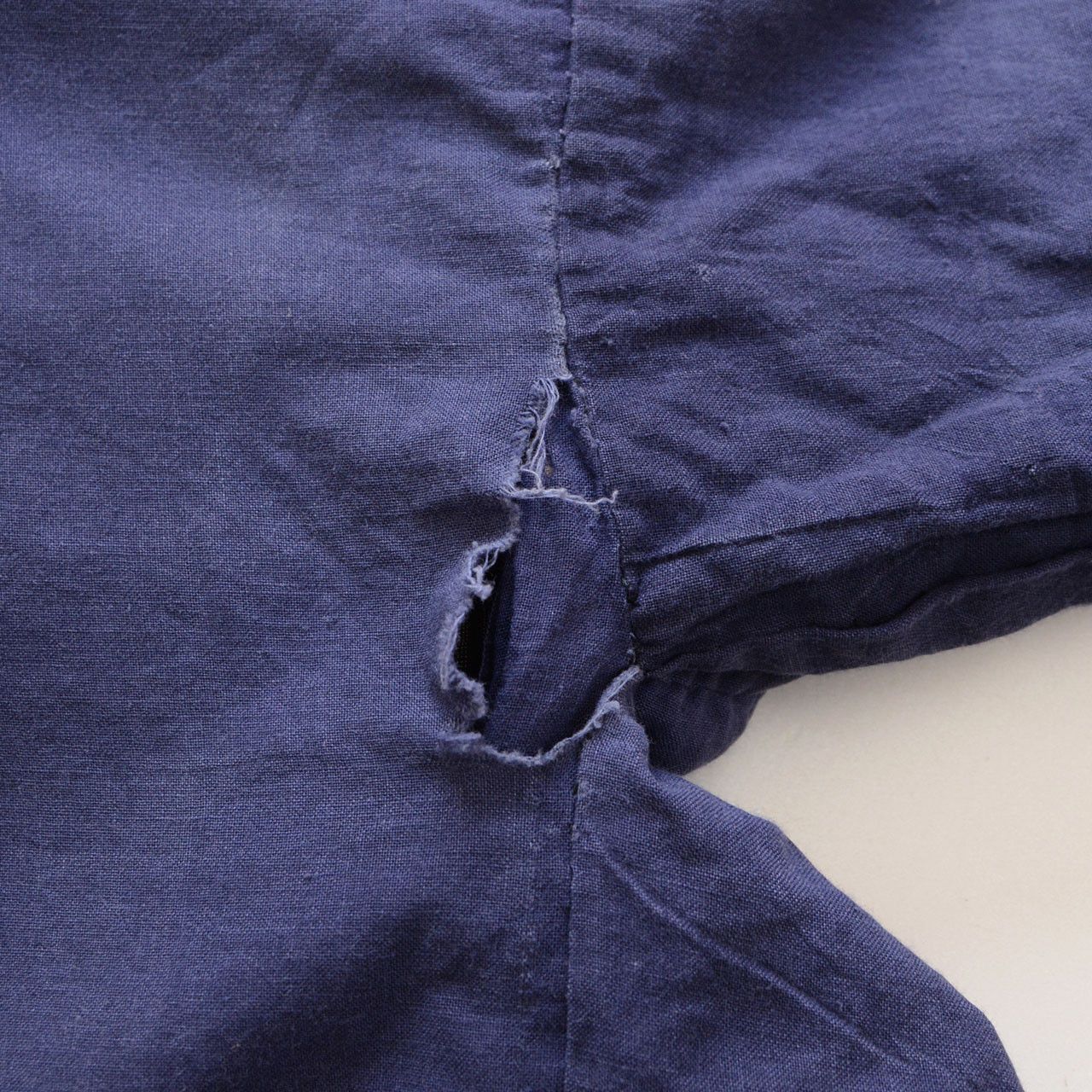 Japanese Brand Vintage Japanese Noragi Jacket Indigo Stripe Cotton Size US M / EU 48-50 / 2 - 9 Thumbnail