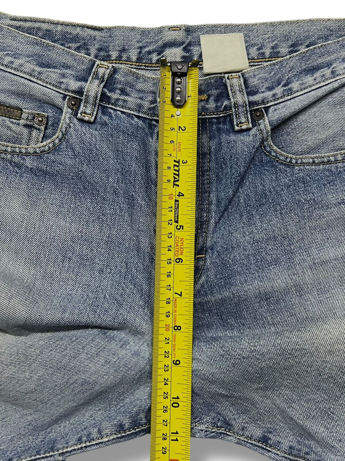 Calvin Klein Vintage Calvin Klein Jeans - Faded Light Wash, Distressed Size US 29 - 18 Thumbnail