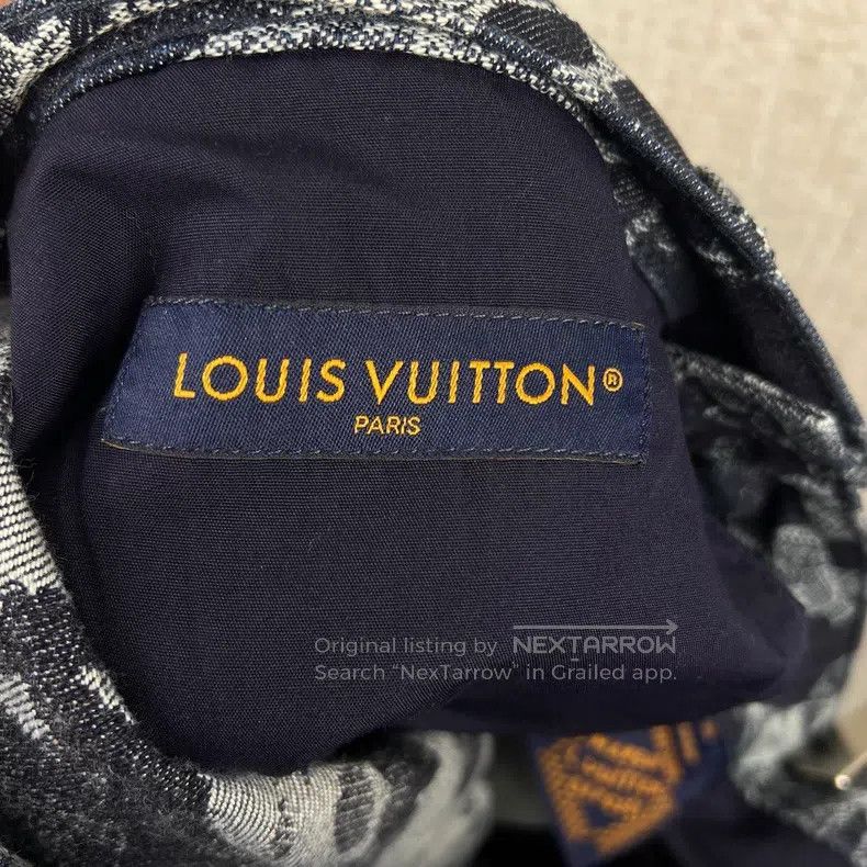 Louis Vuitton Louis Vuitton FW25 Floral Jacquard Button Denim Shorts Size US 33 - 4 Thumbnail