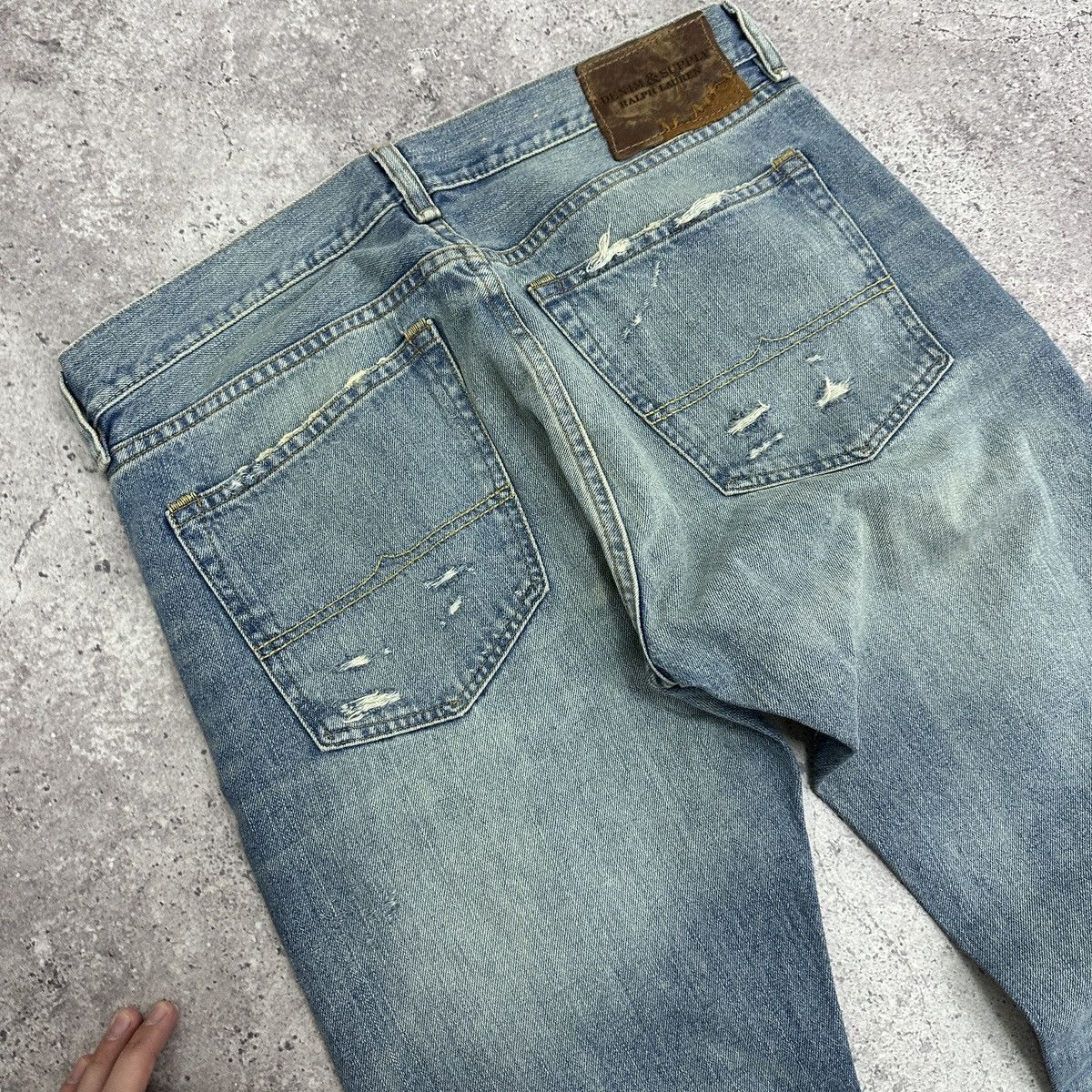 Vintage 00s Denim & Supply Ralph Lauren distressed jeans